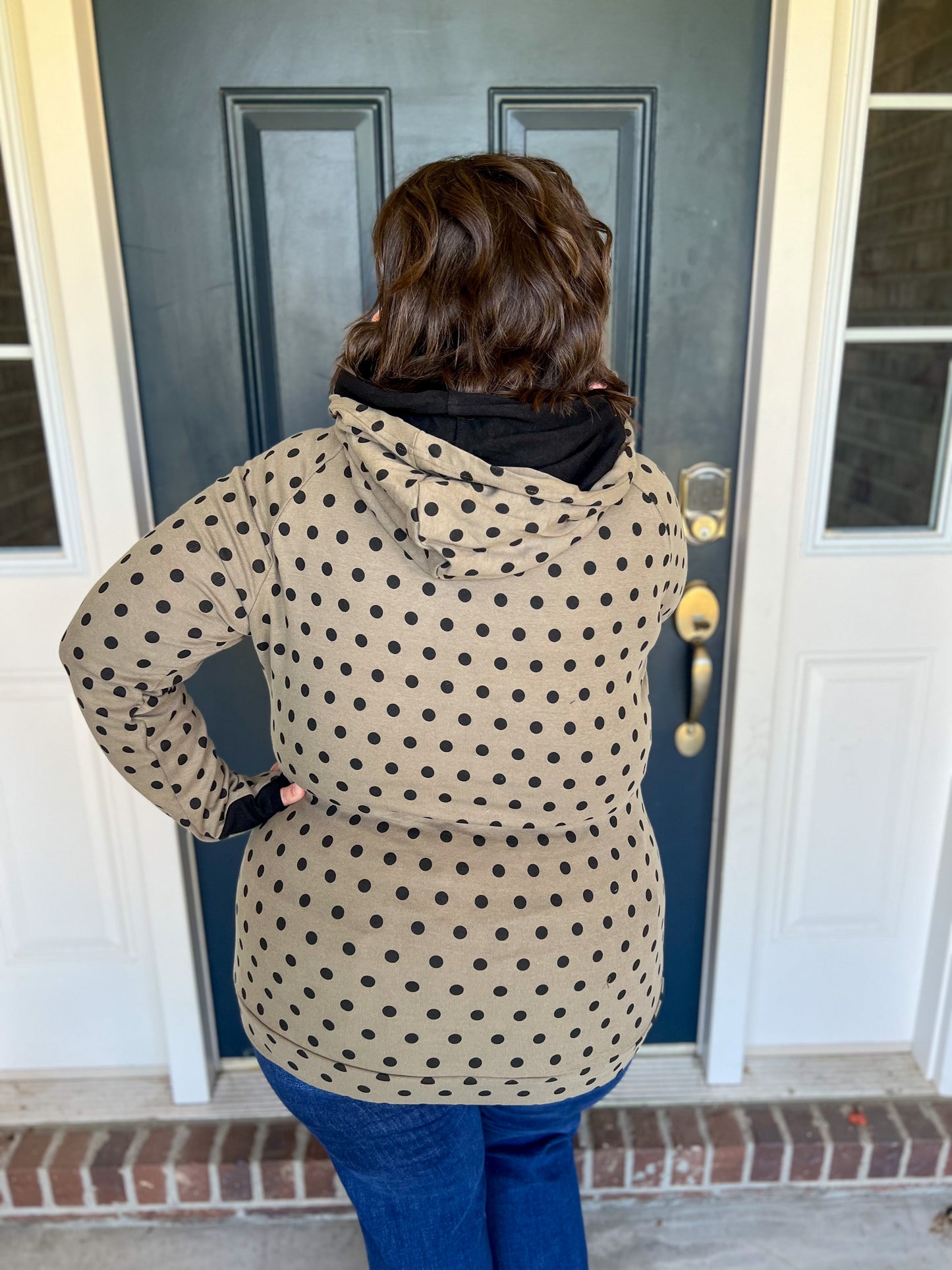 New! Ampersand Ave Midnight Kiss Doublehood Sweatshirt