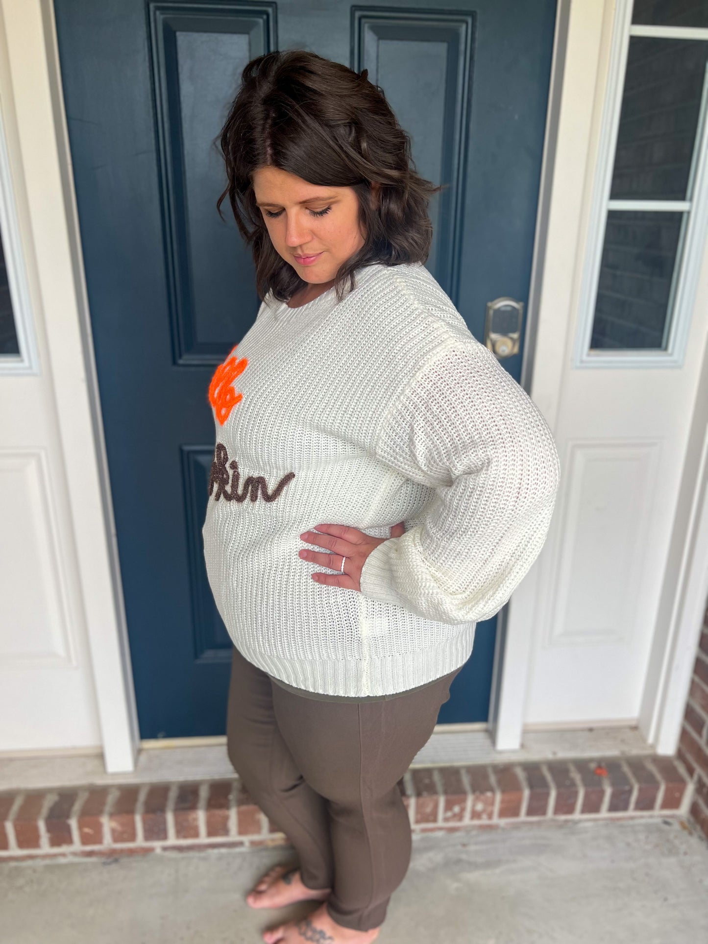 New! Hello Pumpkin Sweater