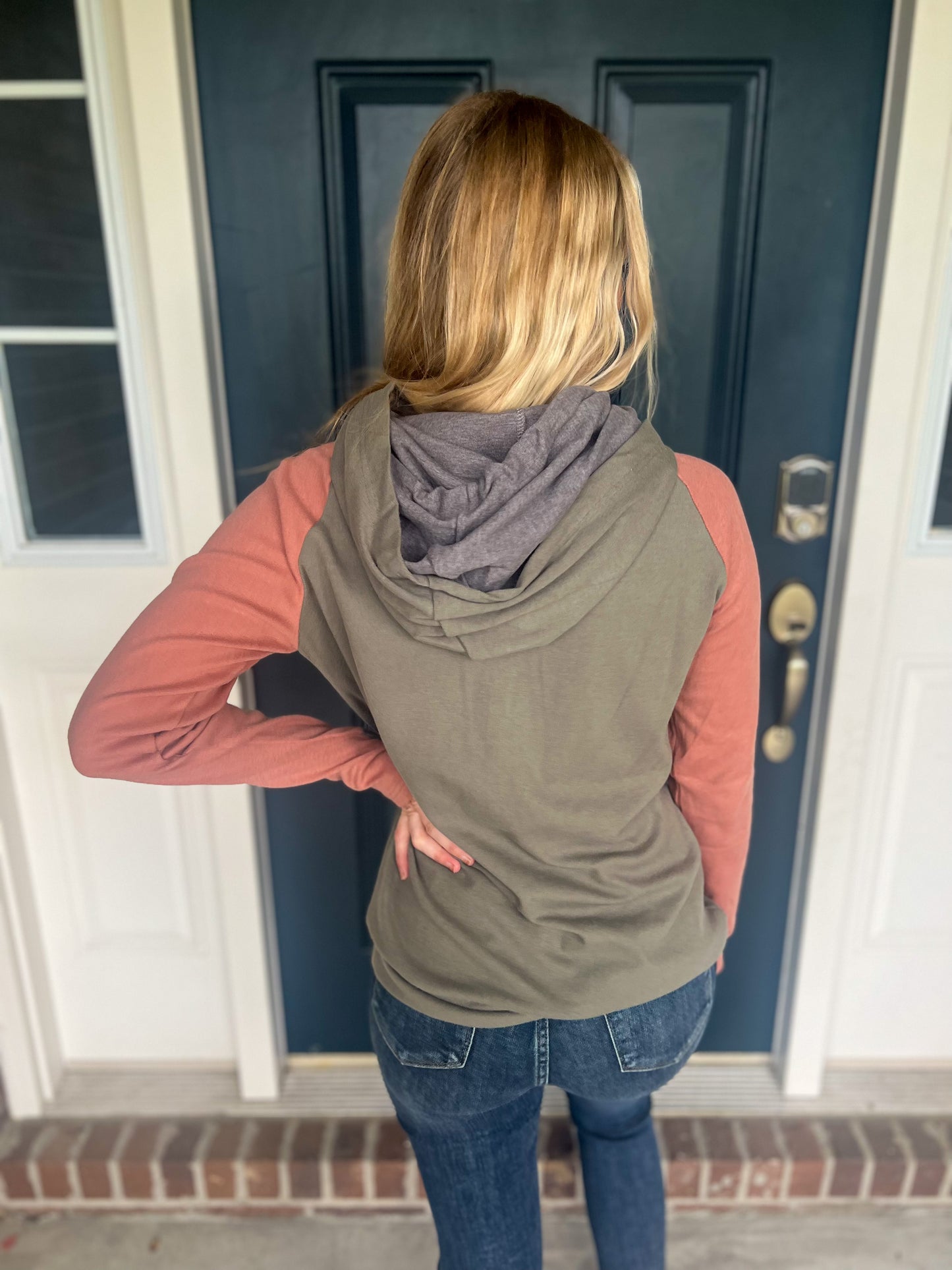 New! Ampersand Ave Note to Self Doublehood Sweatshirt