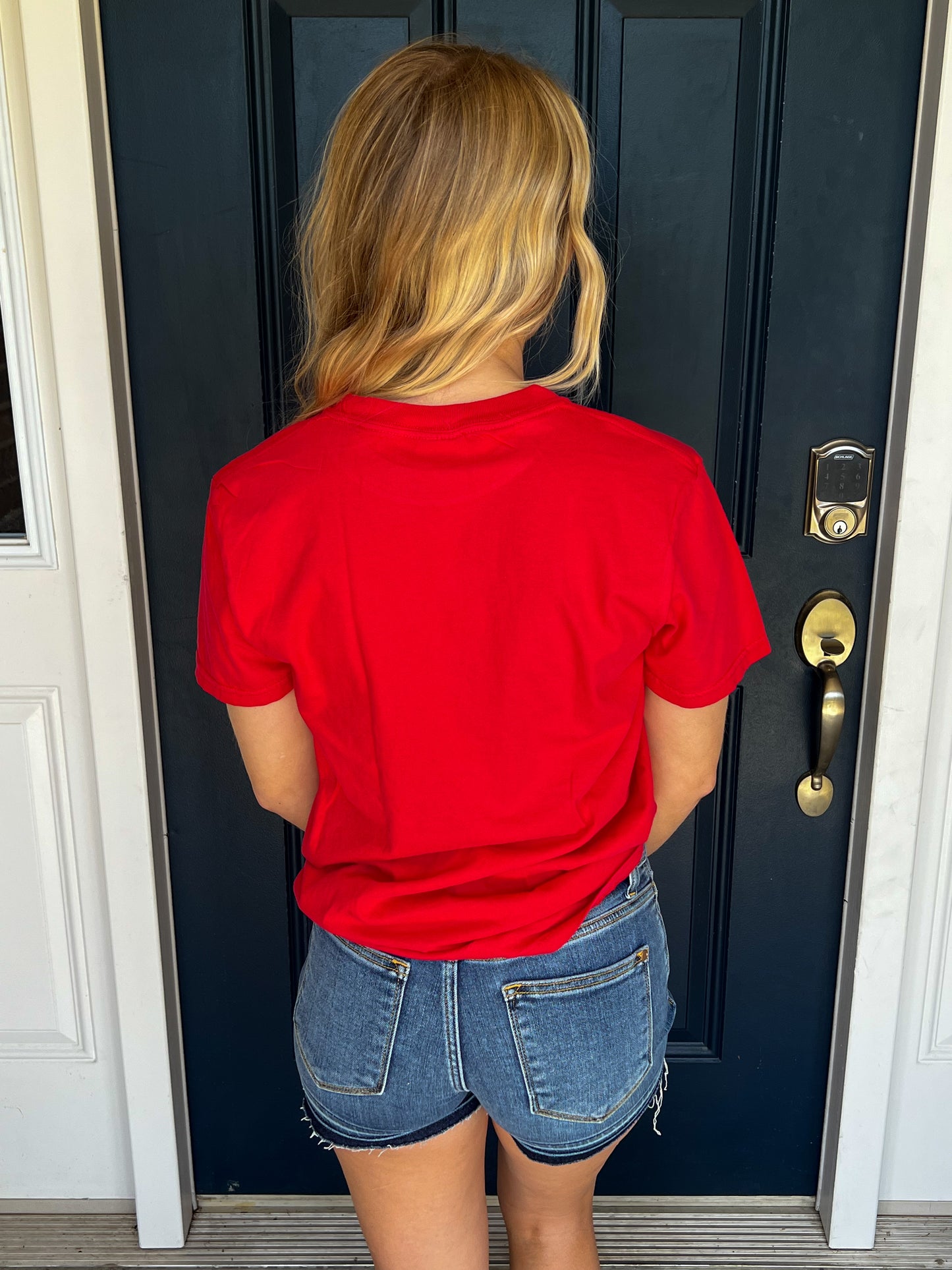 Red America Tee