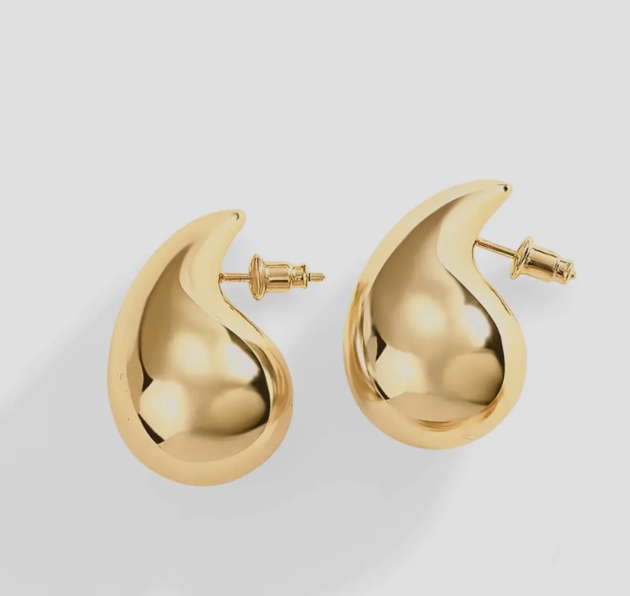 Teardrop Earrings - Gold or Silver