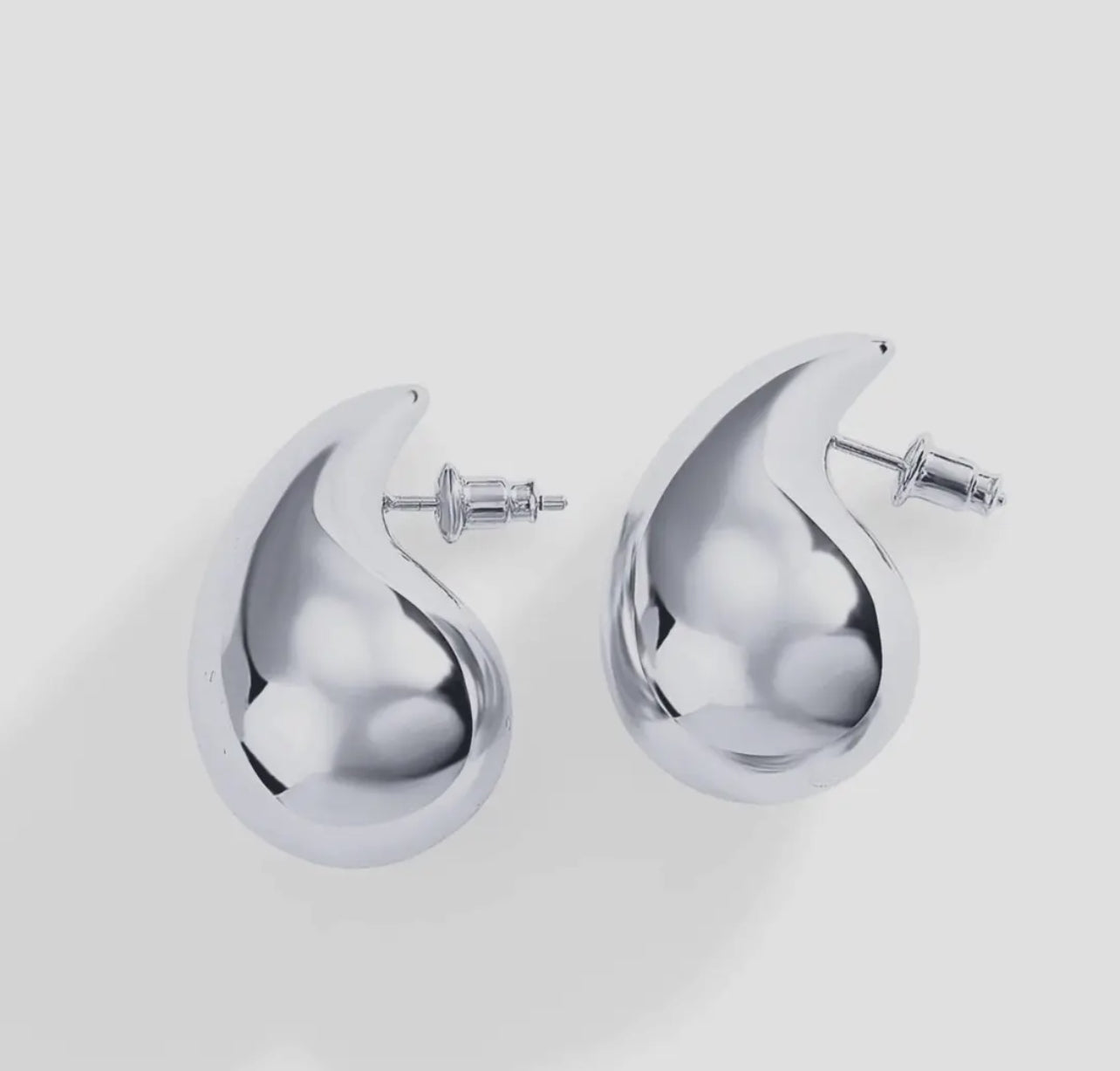 Teardrop Earrings - Gold or Silver
