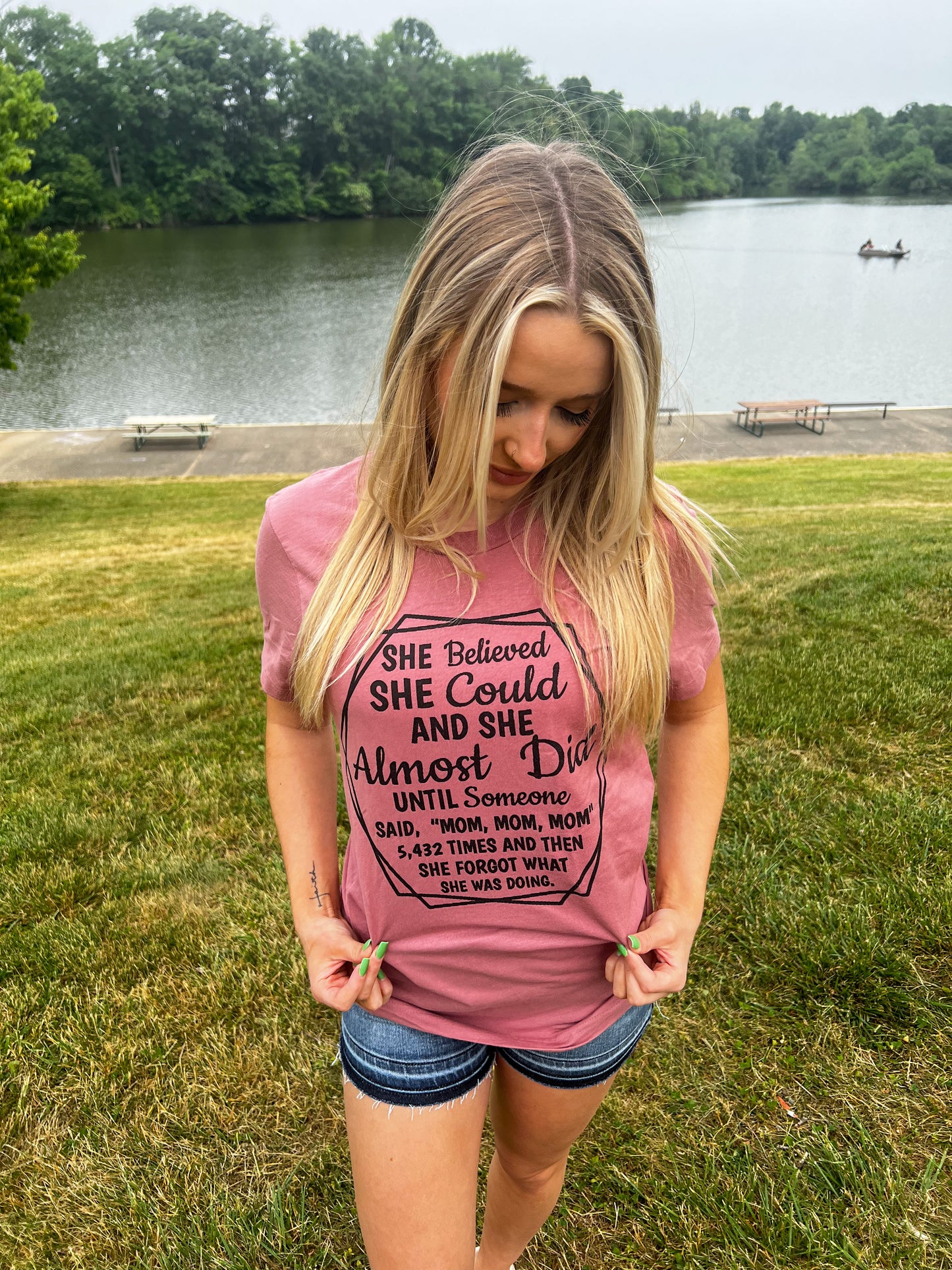 She Believed She Could and She Almost Did Tee