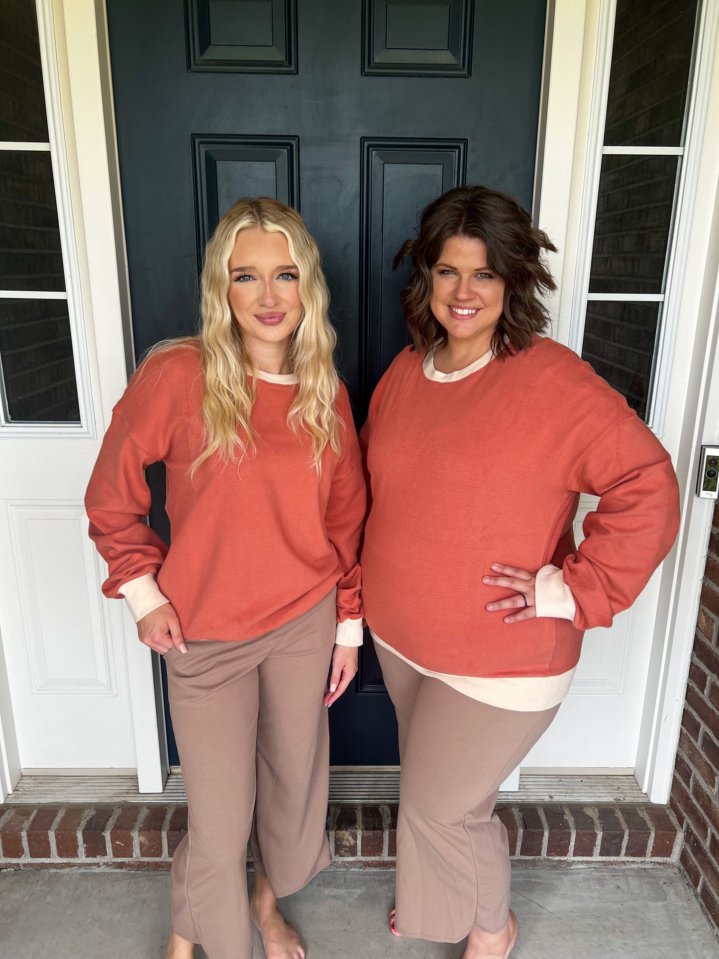 Ampersand Ave Pullover Sweatshirt - Pink Breeze