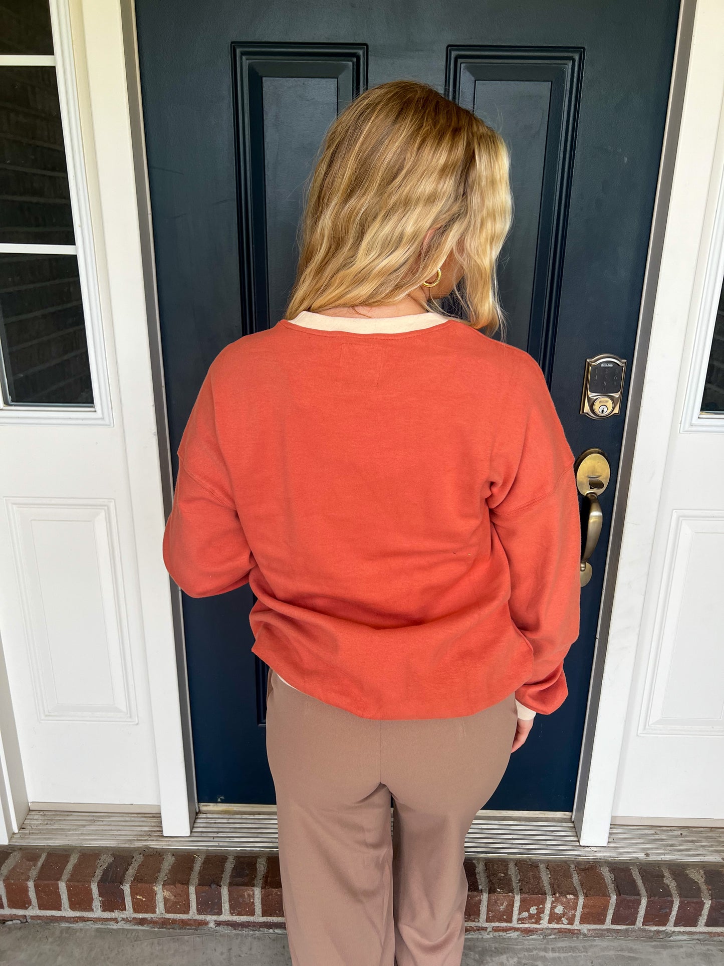 Ampersand Ave Pullover Sweatshirt - Pink Breeze