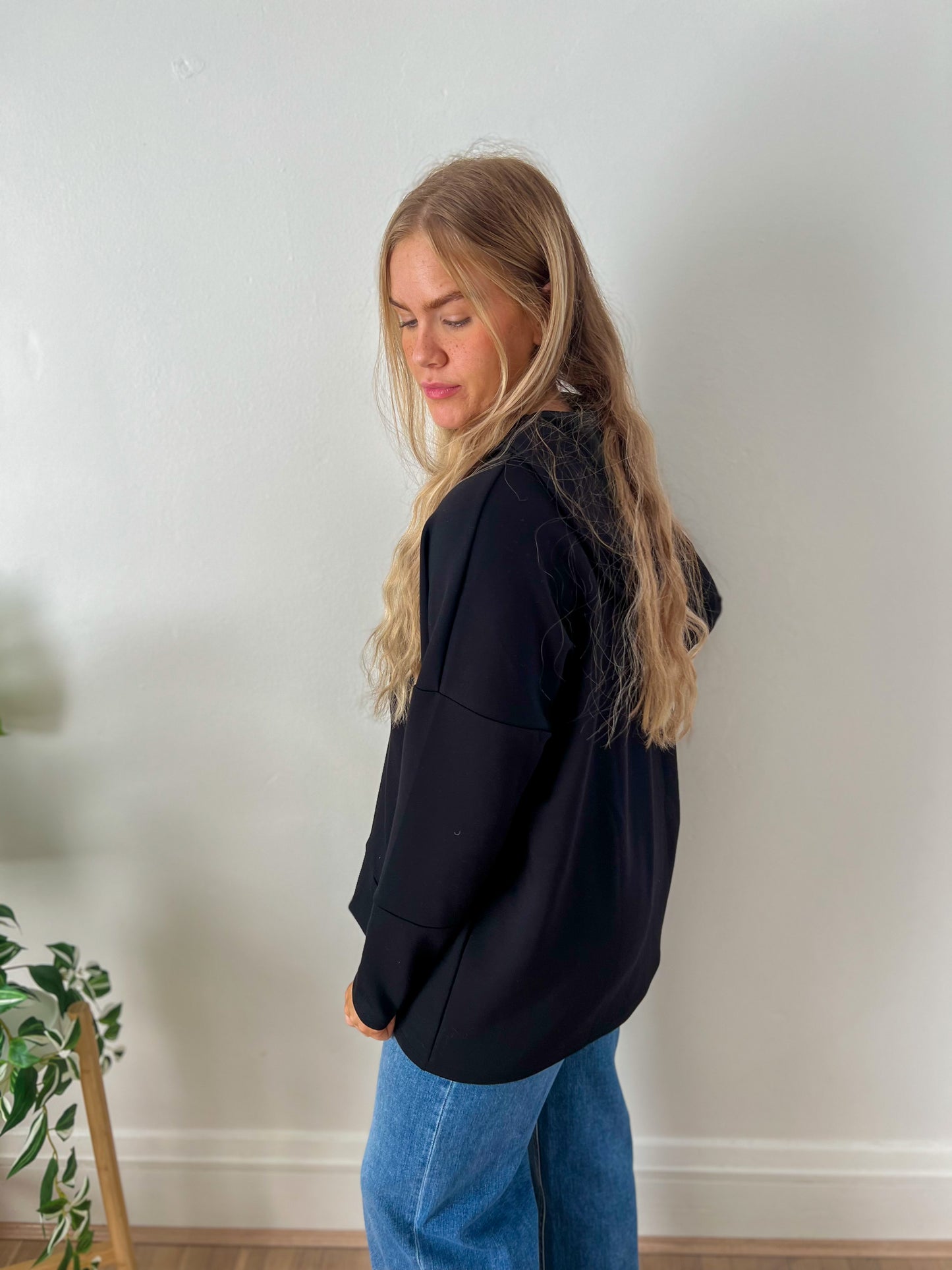 New! Aria Scuba Hoodie - Black