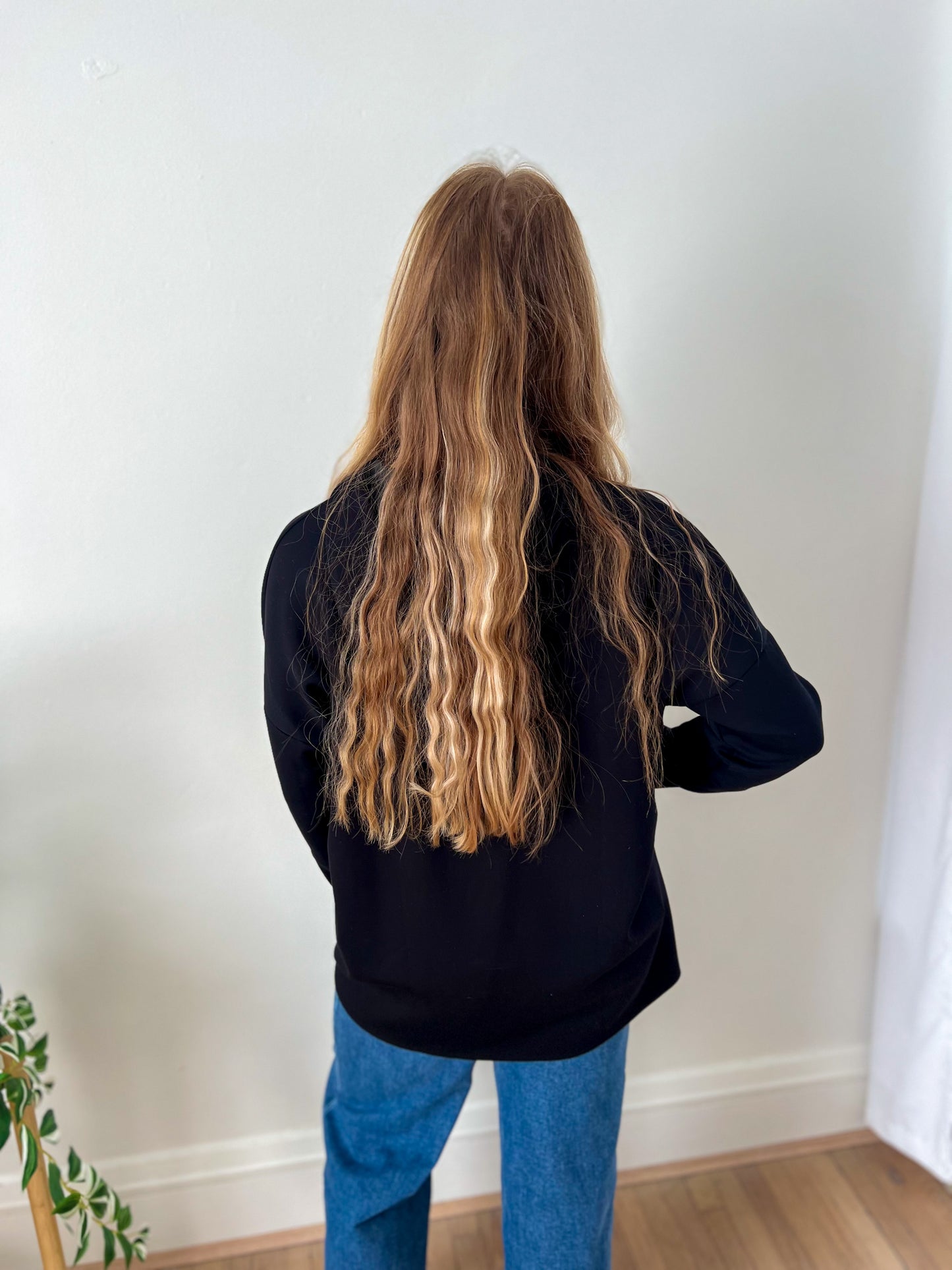 New! Aria Scuba Hoodie - Black