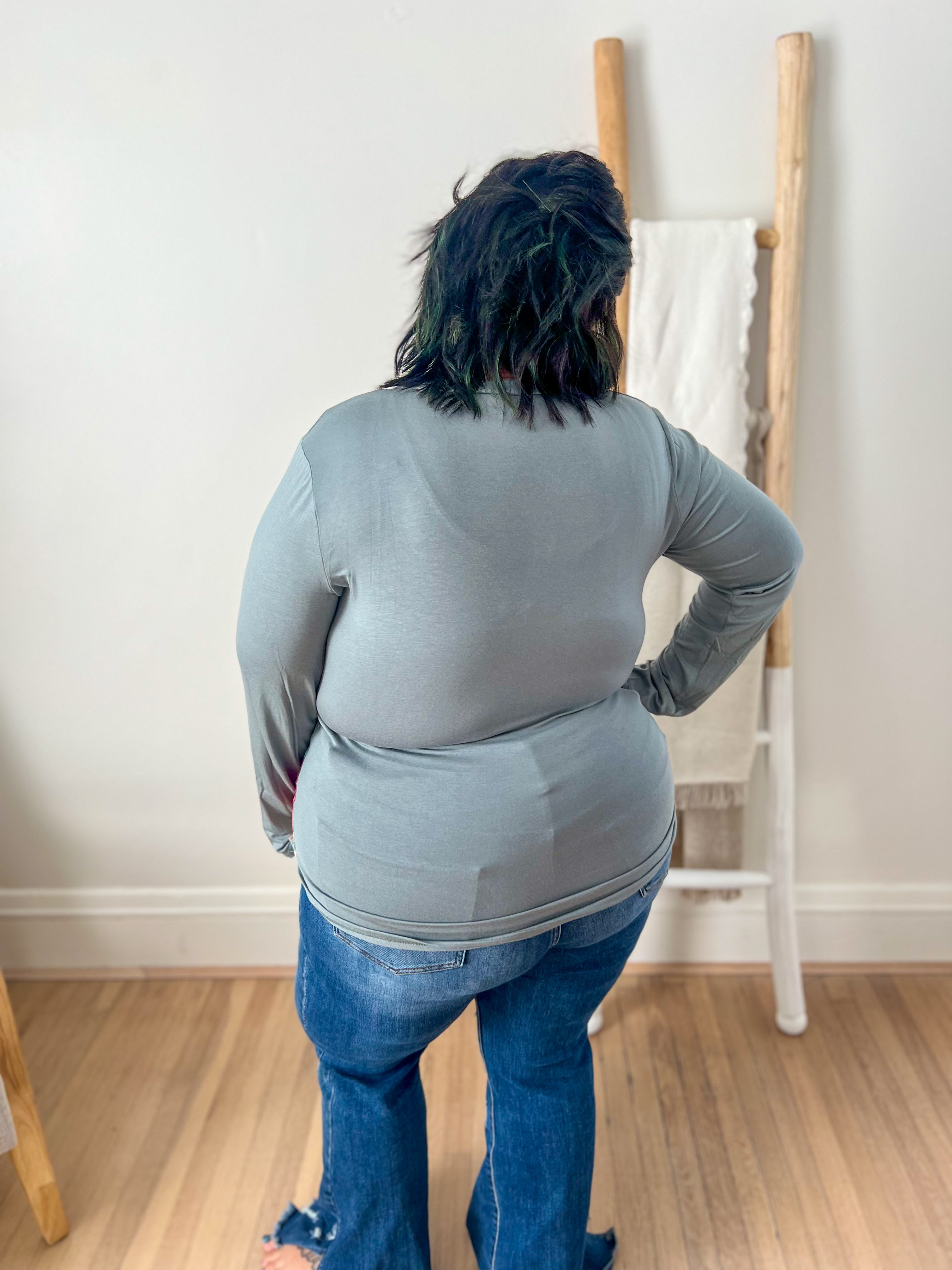 DOORBUSTER Colorful Stripe Long Sleeve Top