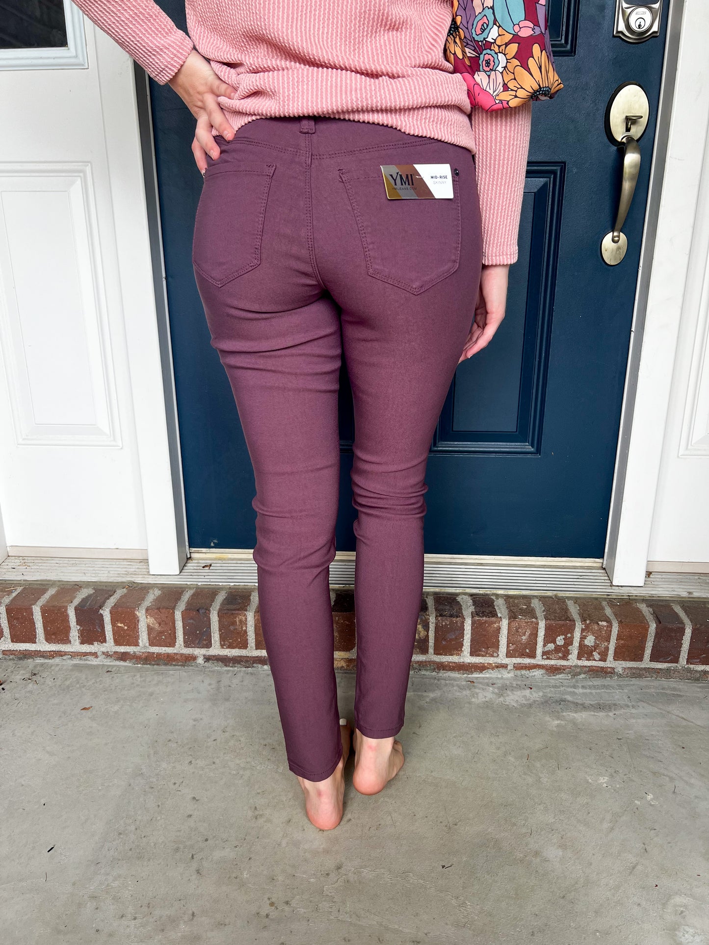 New! Hyperstretch Skinny Jeans - Sangria