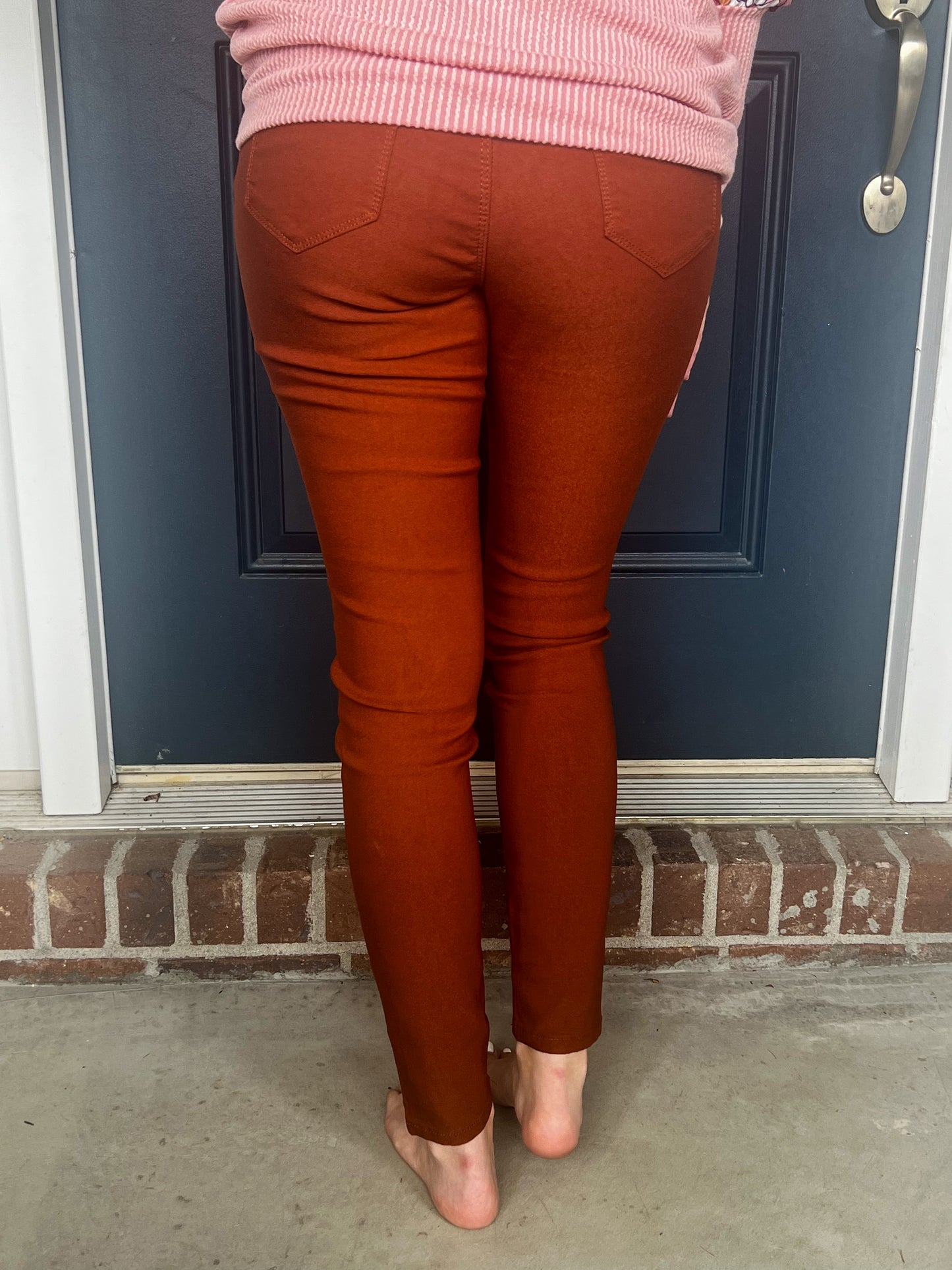 Hyperstretch Skinny Jeans - Copper
