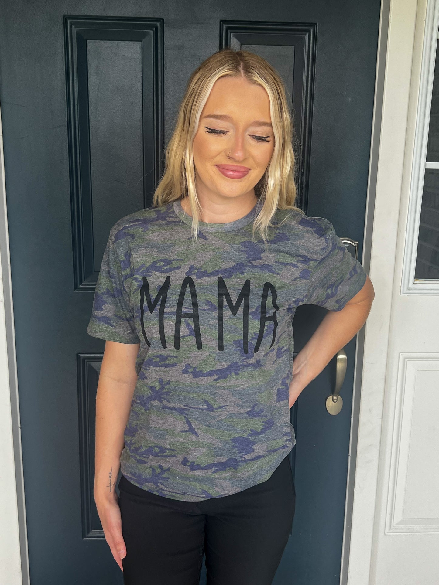 New! Mama Camo Tee