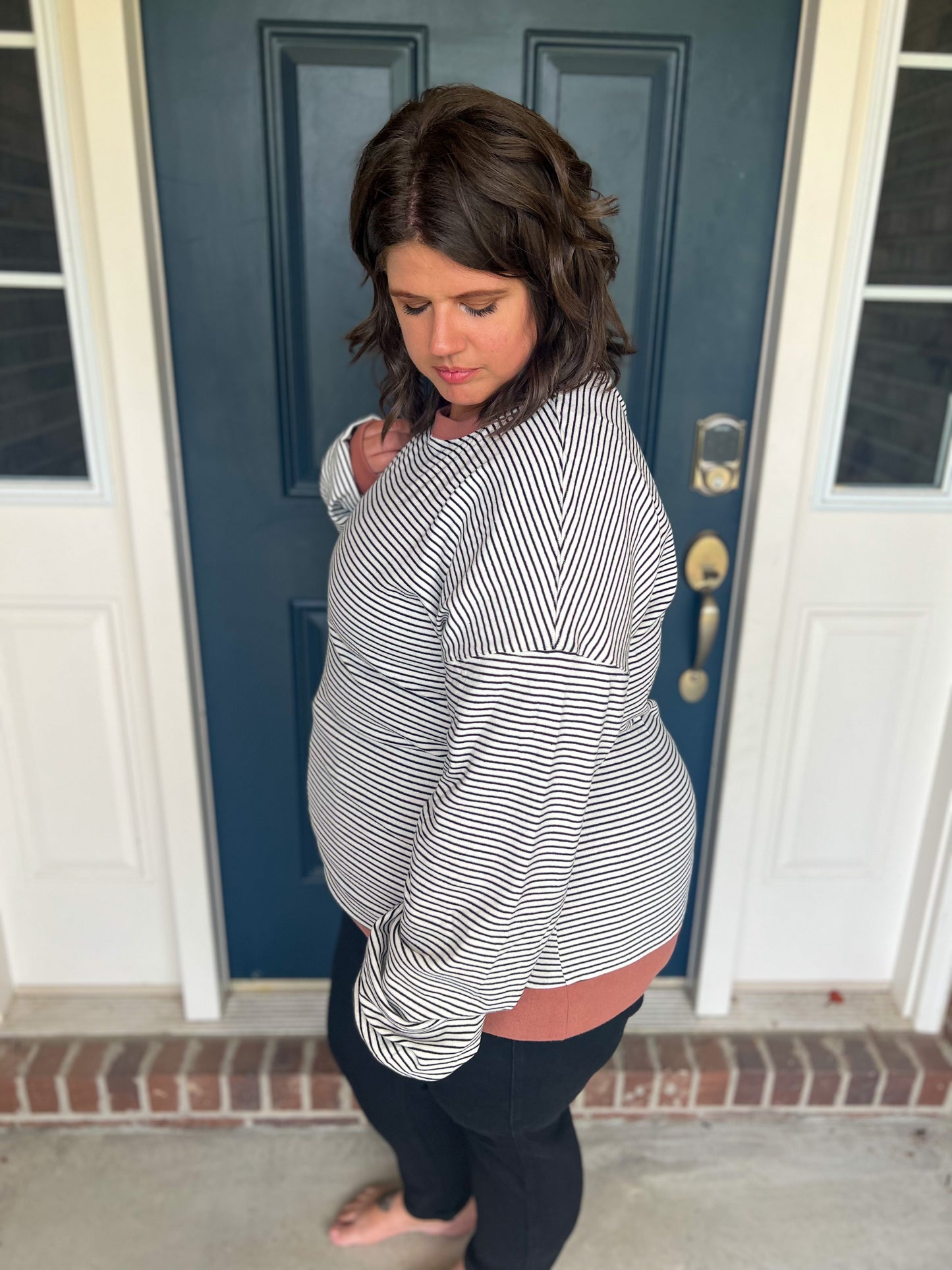 New! Ampersand Ave University Pullover - So Charming