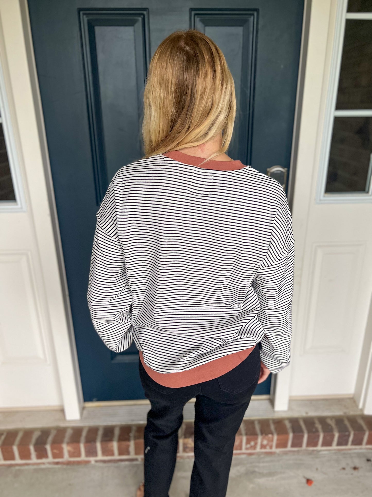 New! Ampersand Ave University Pullover - So Charming