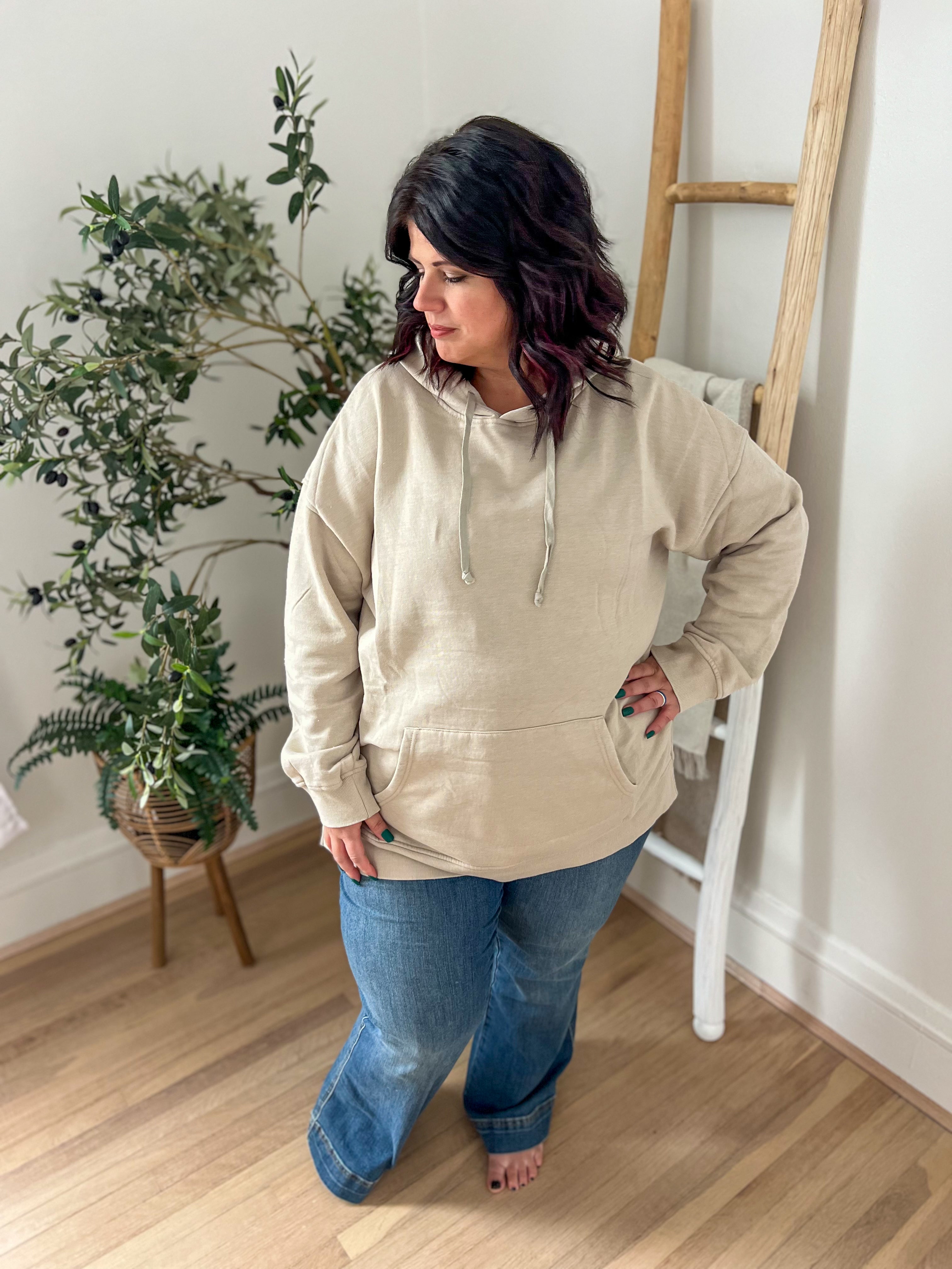 Vintage Wash Hoodie - Mocha