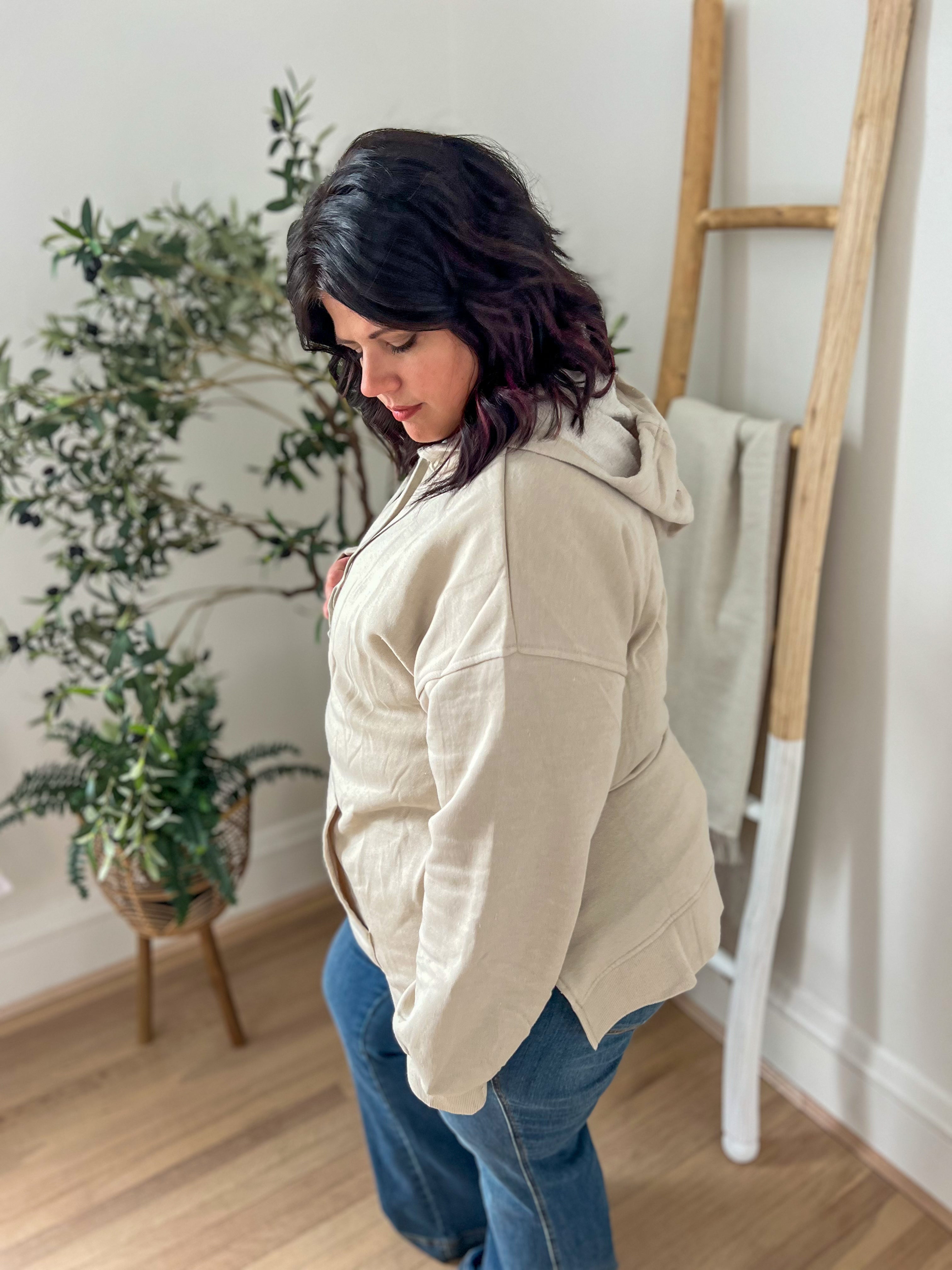 Vintage Wash Hoodie - Mocha