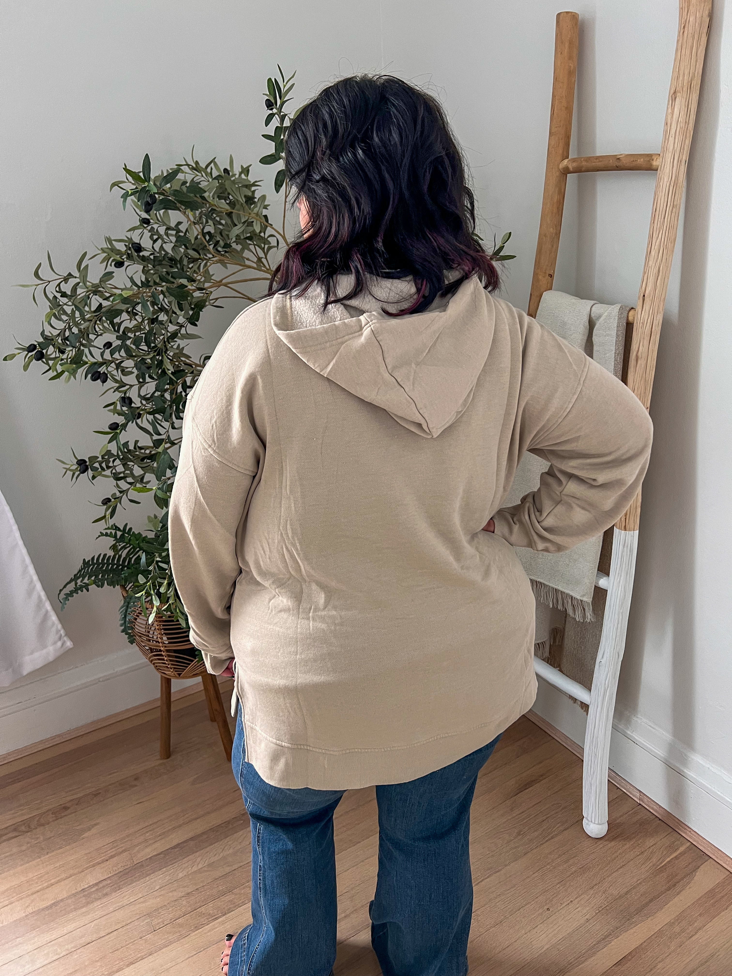 Vintage Wash Hoodie - Mocha