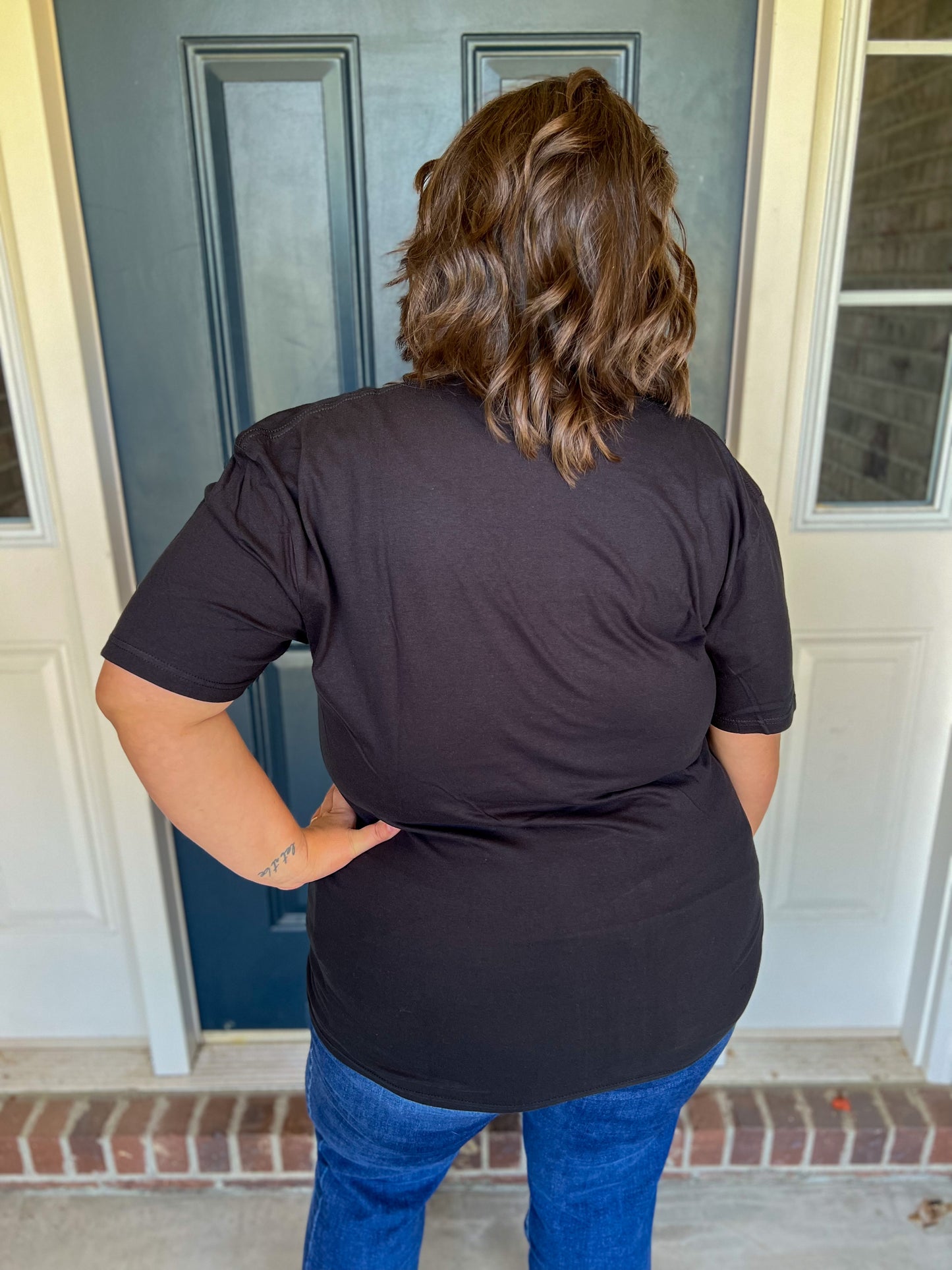 New! Creep It Real Black Tee