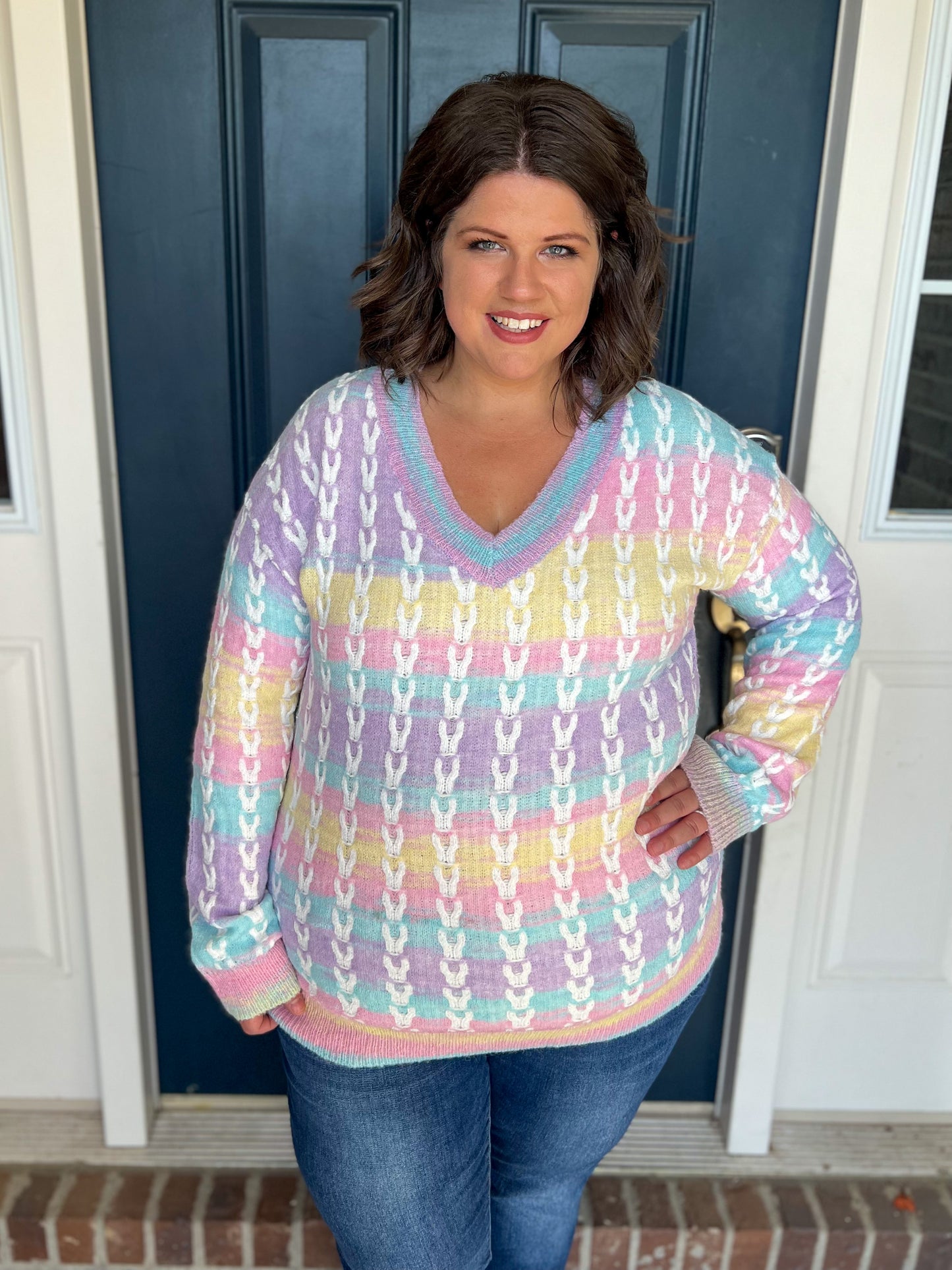 Pastel Ombre Sweater