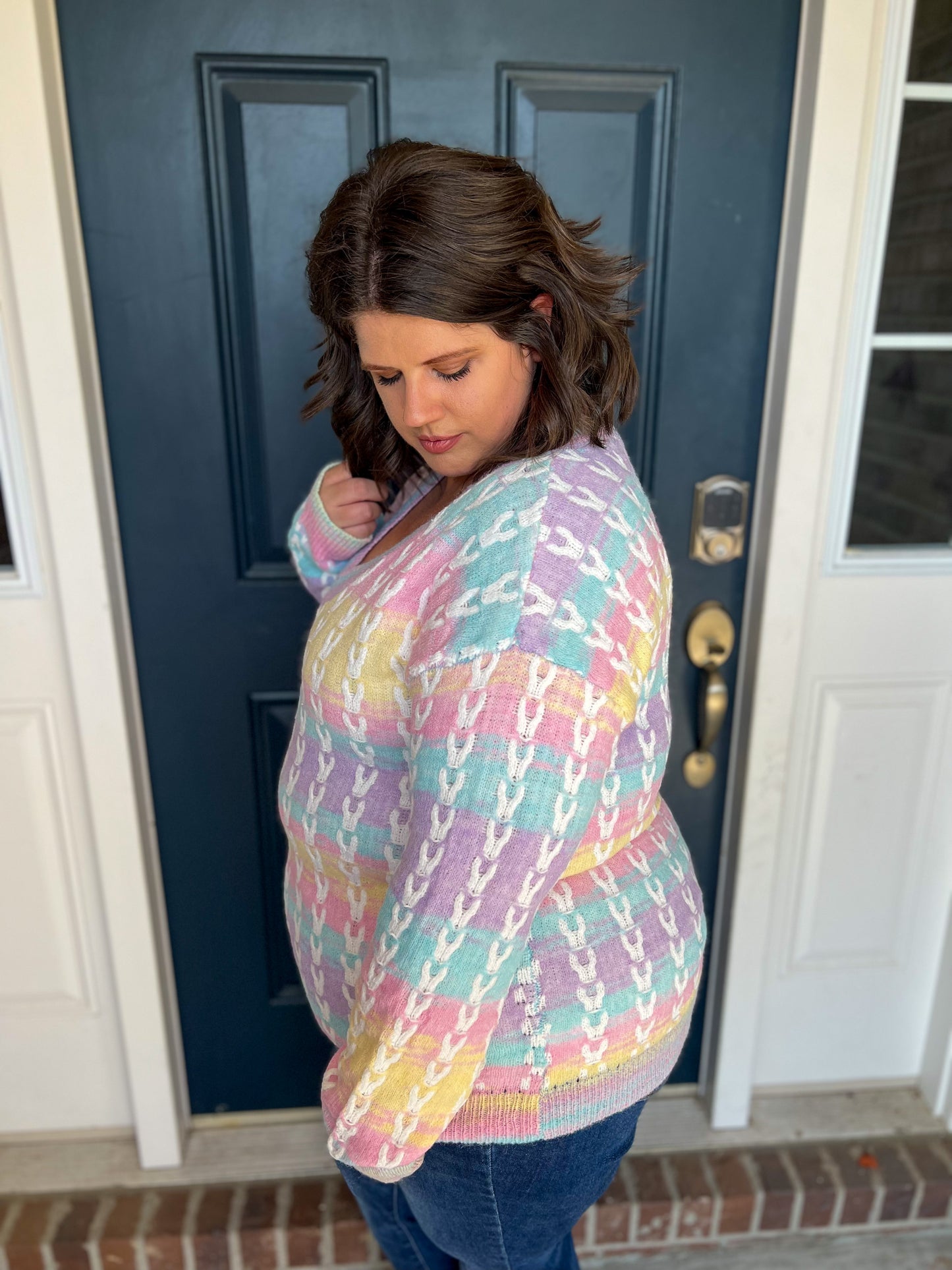 Pastel Ombre Sweater