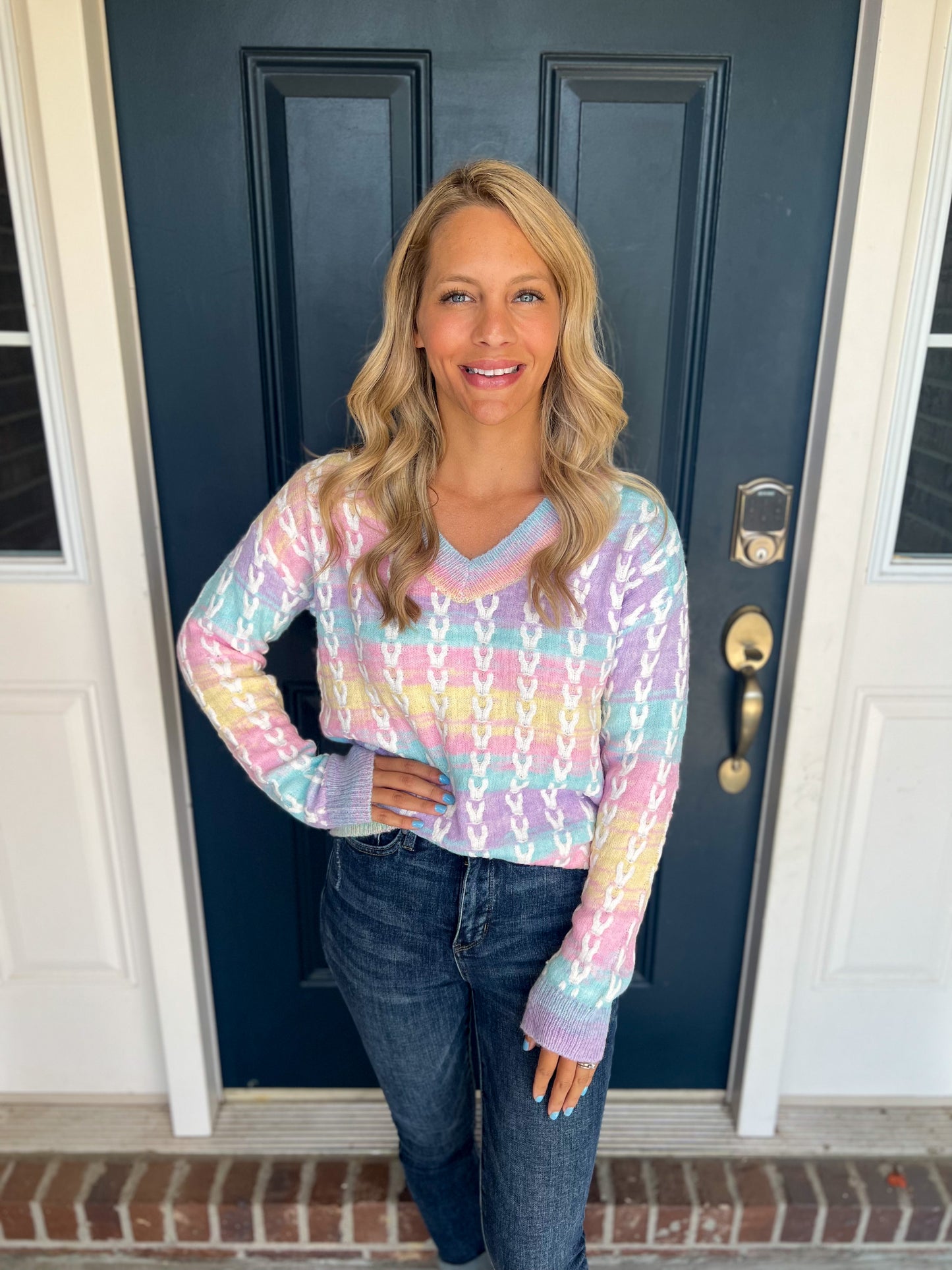 Pastel Ombre Sweater