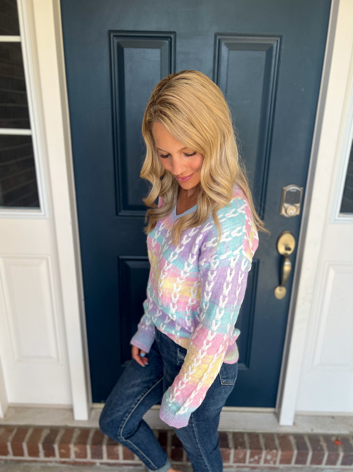 Pastel Ombre Sweater