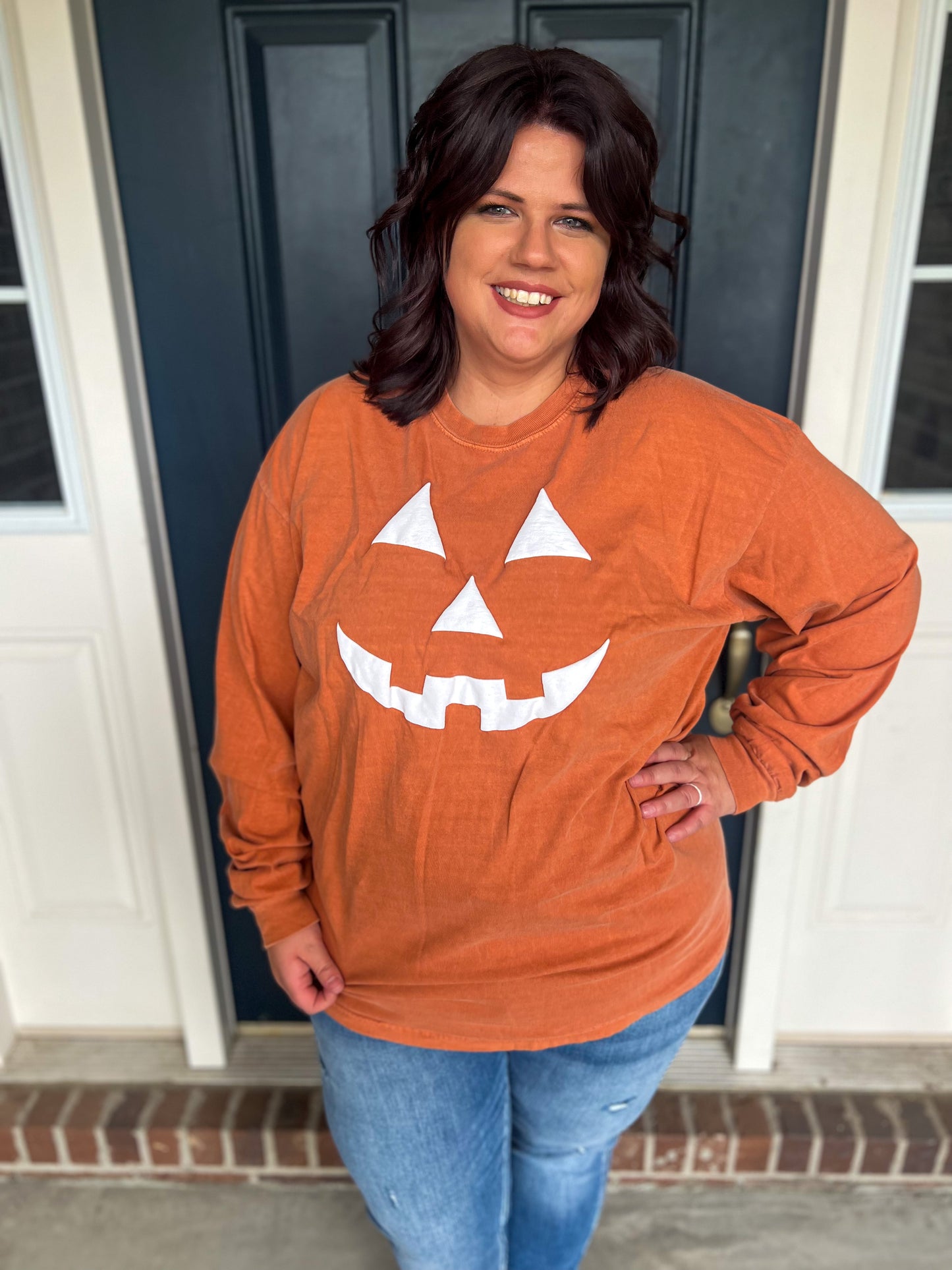 Jack-O-Lantern Long Sleeve Tee