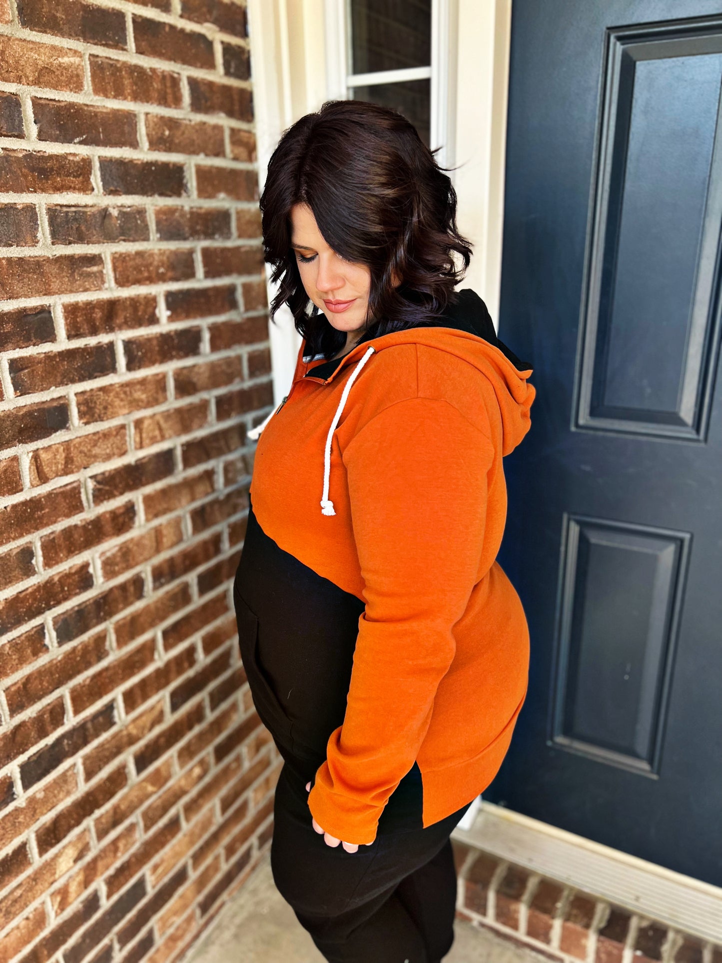 New! Ampersand Ave Reach for the Stars Half Zip Hoodie