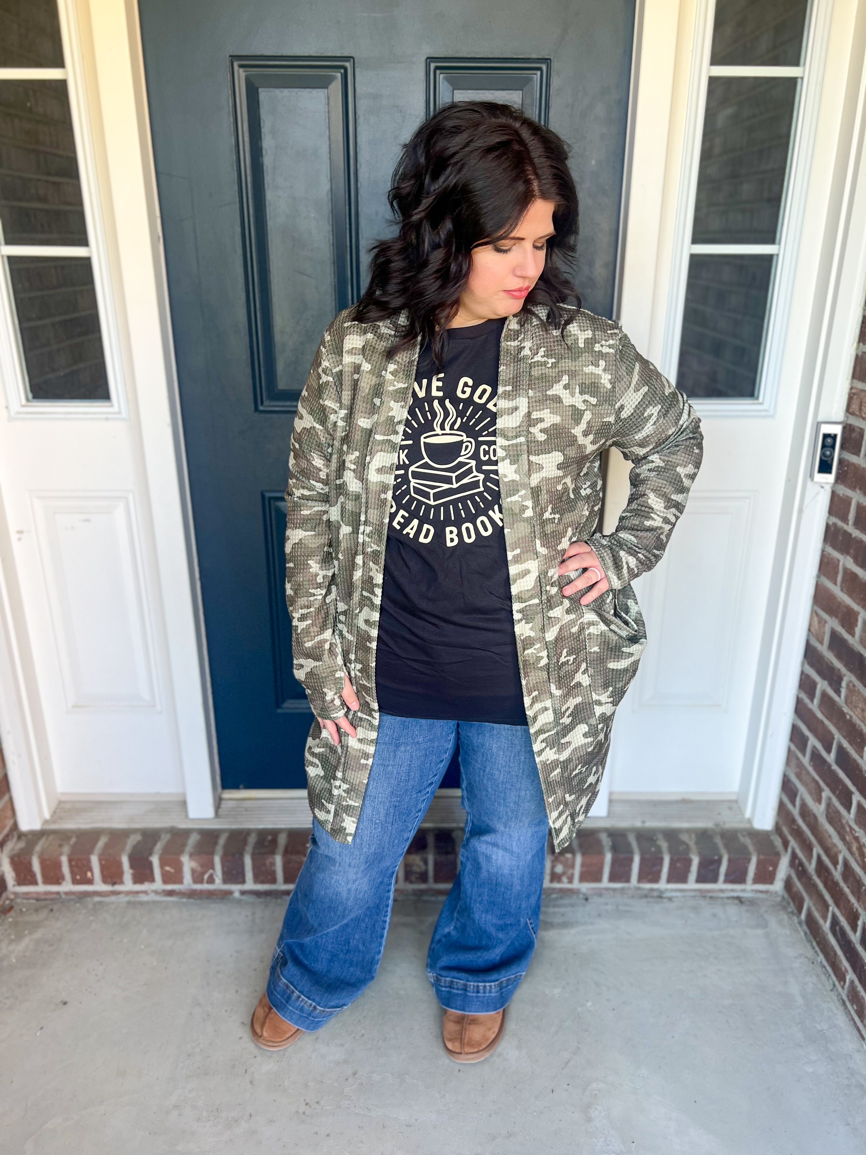 Lola Cardigan - Camo