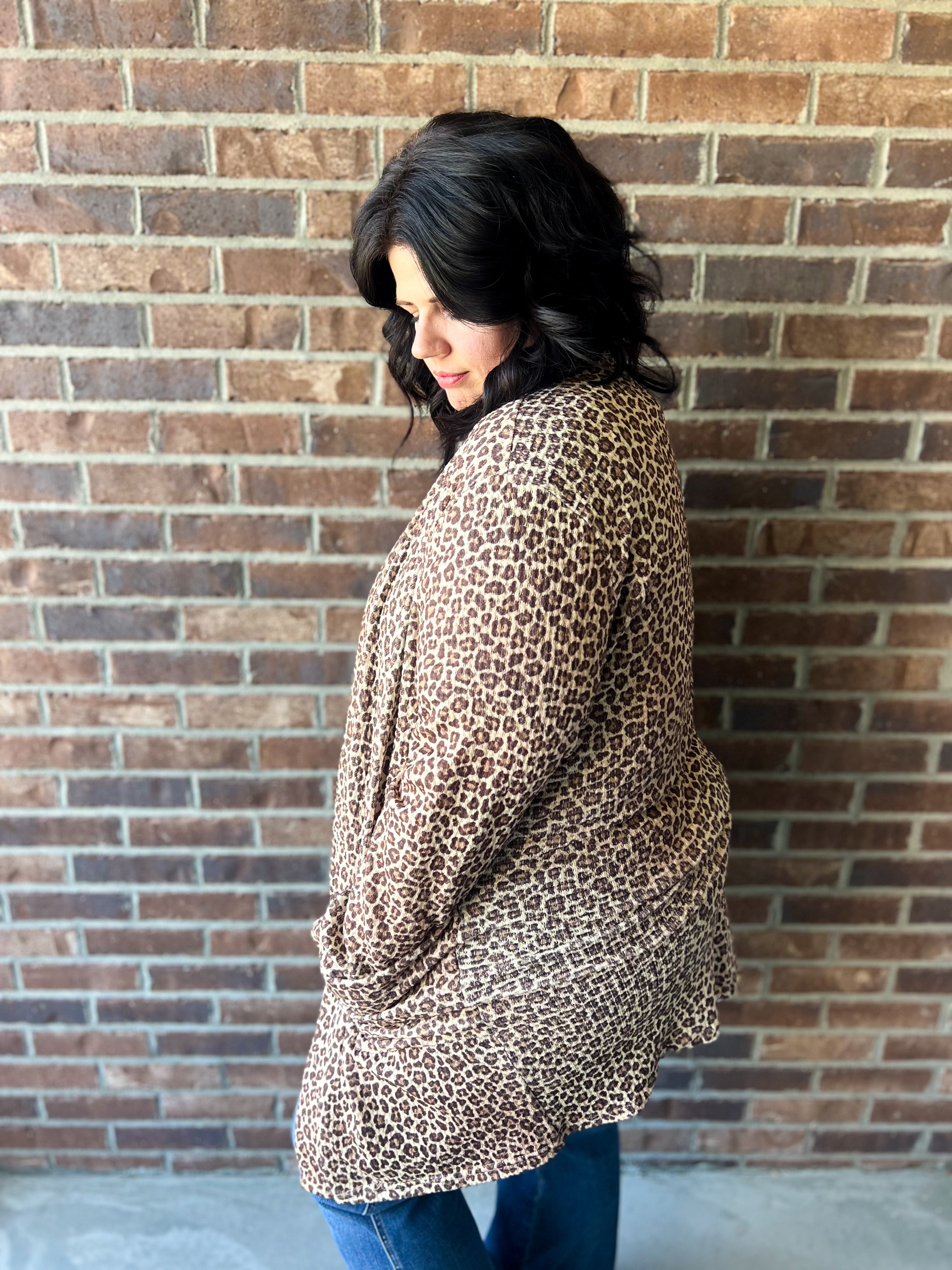 Lola Cardigan - Cheetah