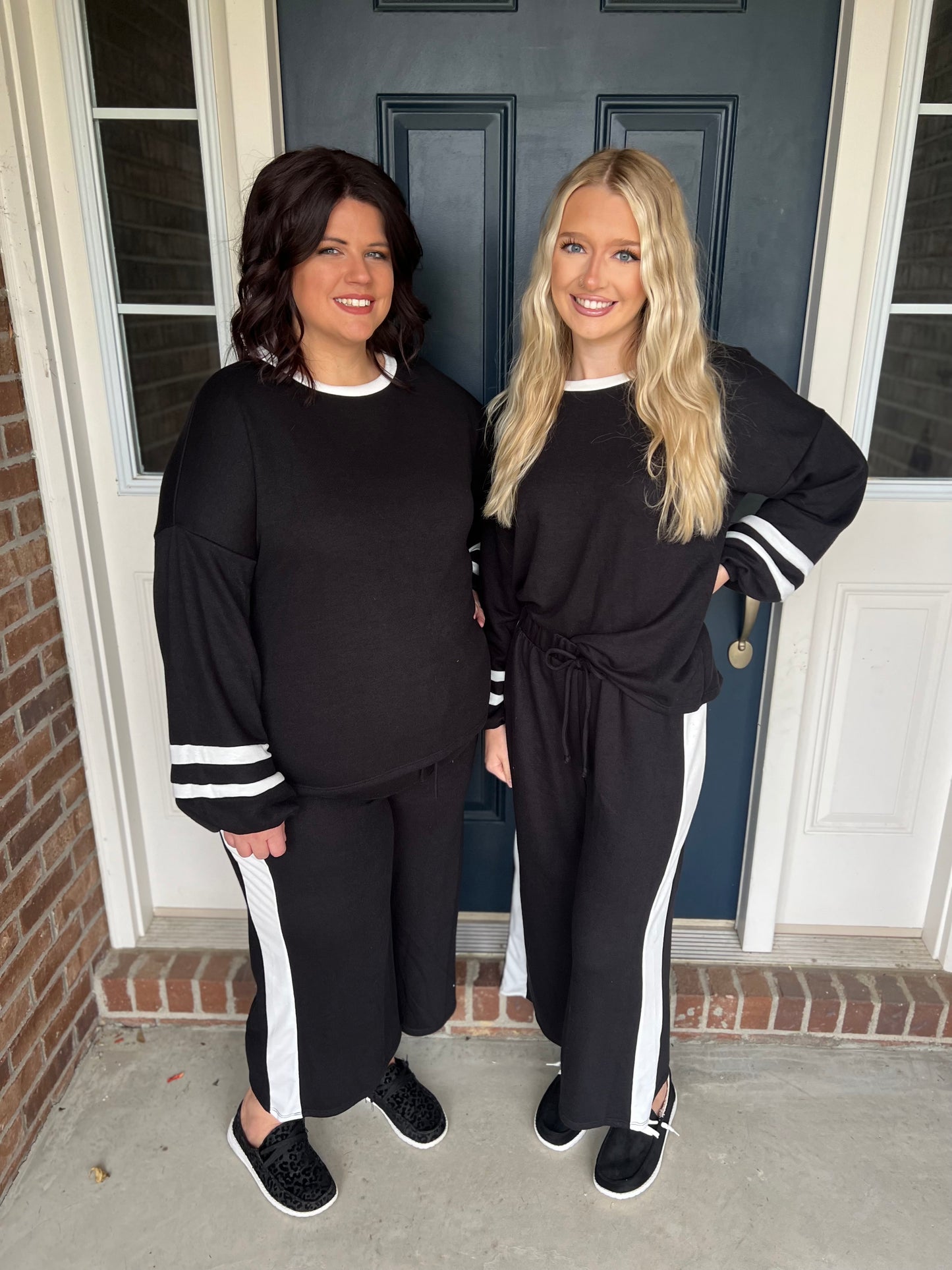 DOORBUSTER Black with White Accents Top