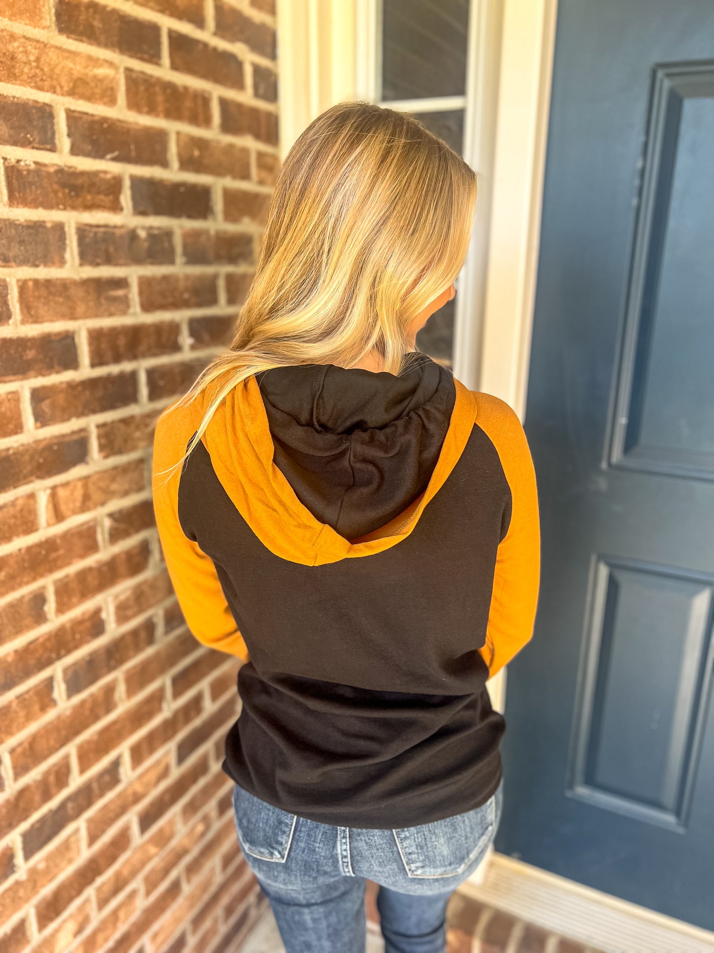New! Ampersand Ave Falling Star Doublehood Sweatshirt
