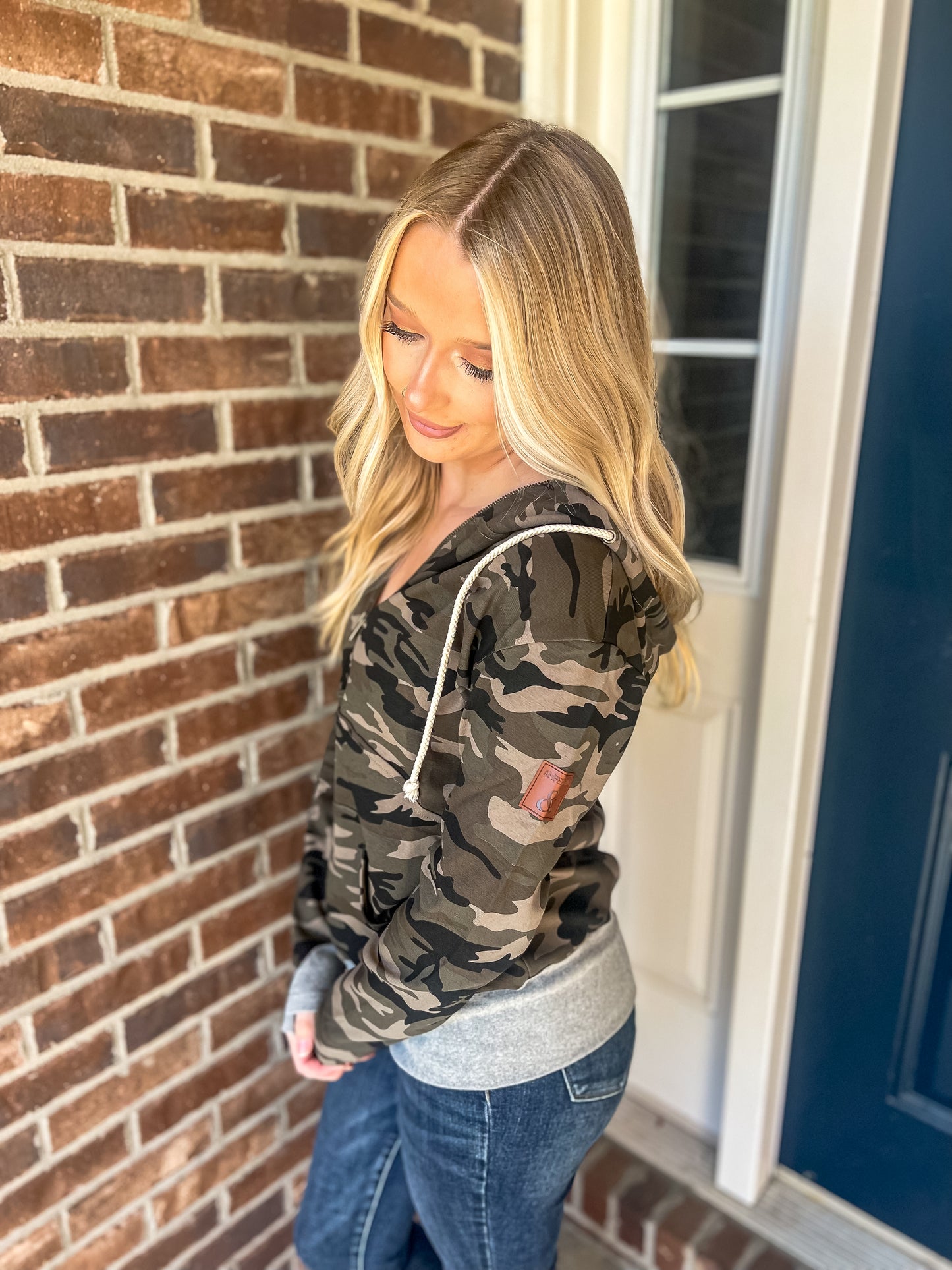 New! Ampersand Ave In Plain Sight Full-zip Sweatshirt