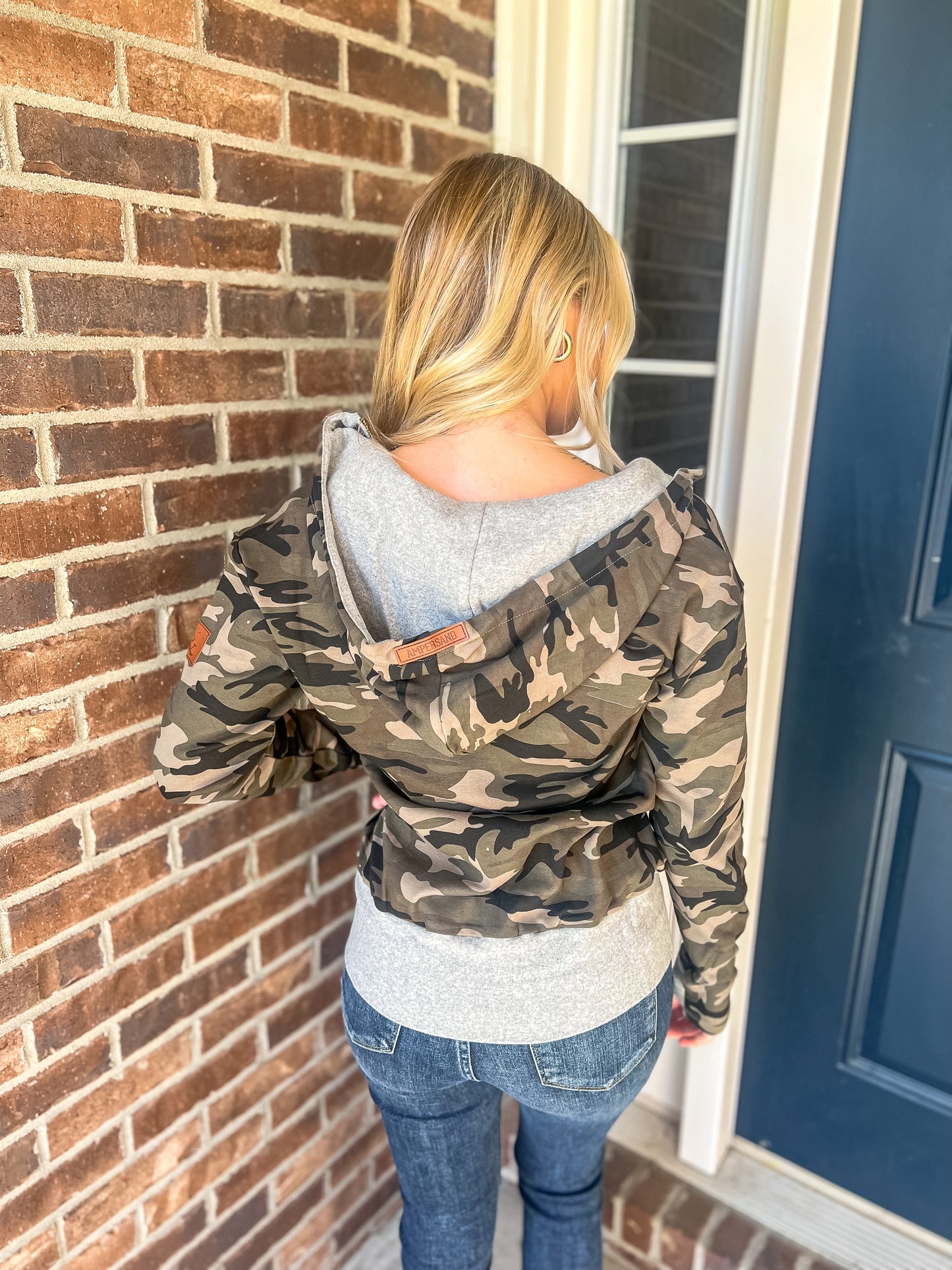 New! Ampersand Ave In Plain Sight Full-zip Sweatshirt