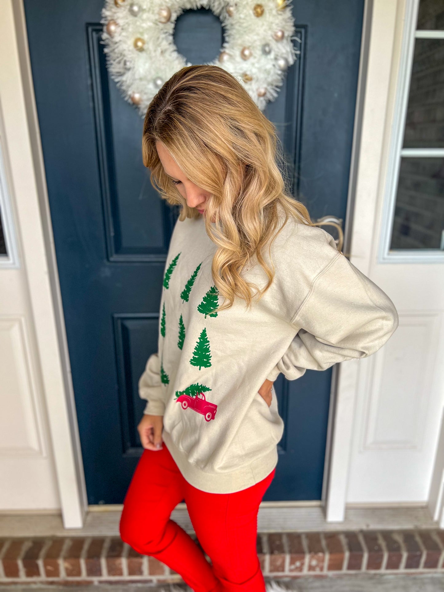 New! Christmas Truck Sweatshirt