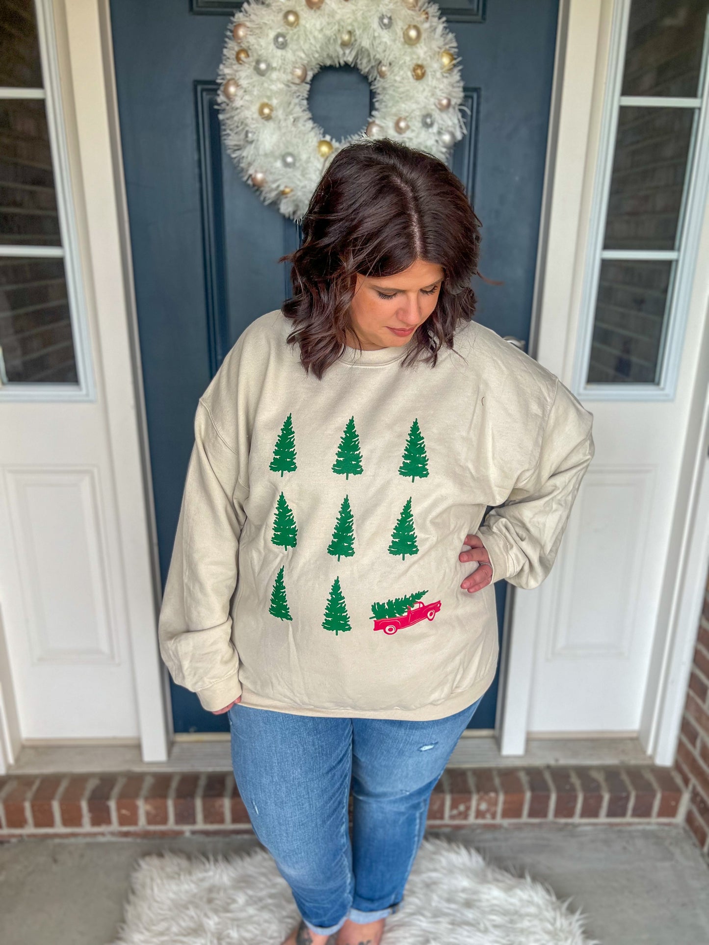 New! Christmas Truck Sweatshirt