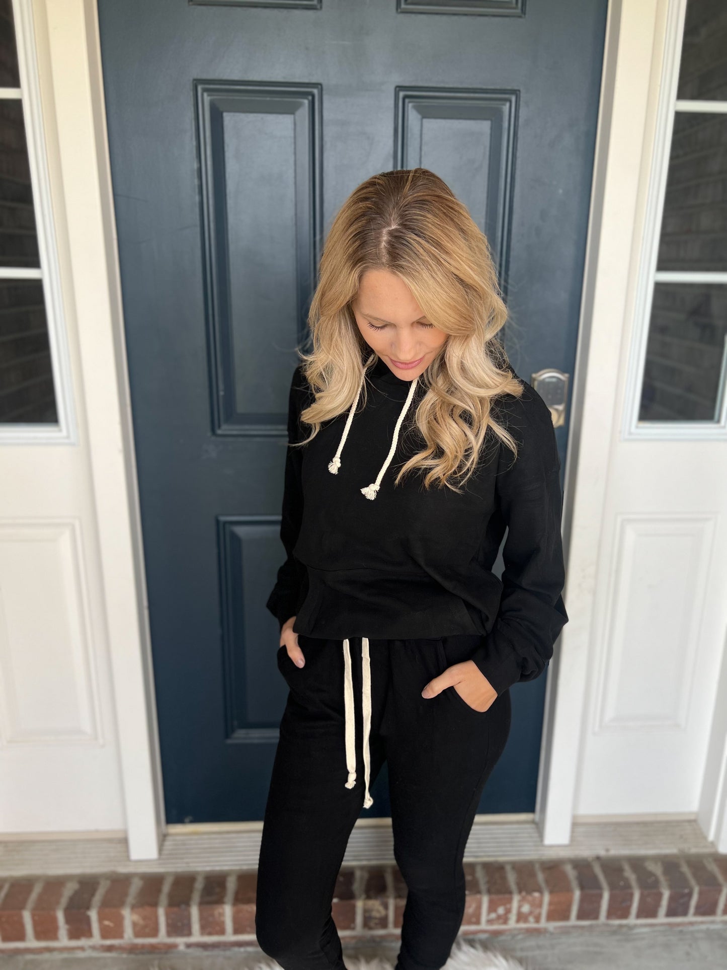 New! Ampersand Ave Performance Fleece University Hoodie - Poppy Seed
