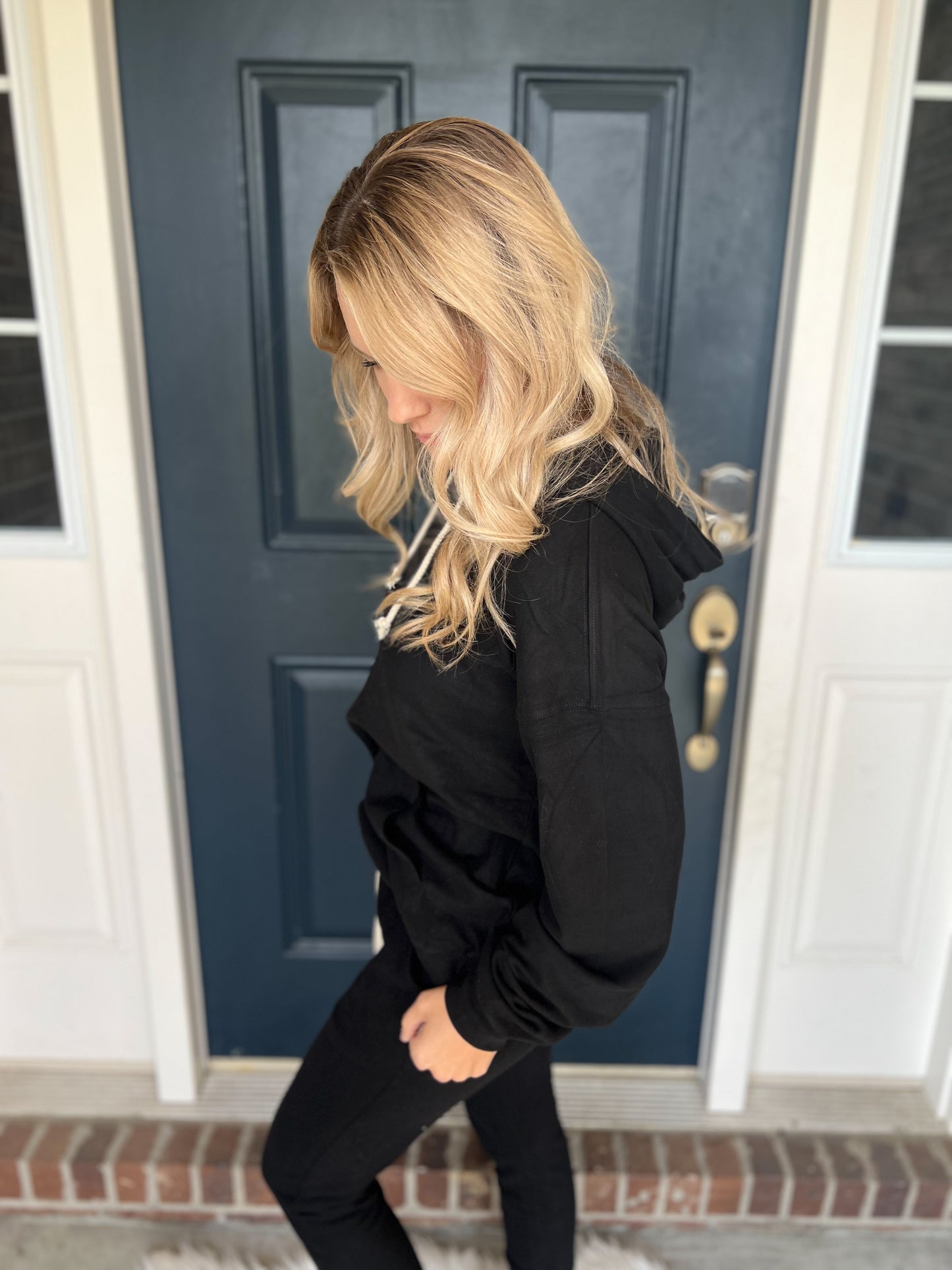 New! Ampersand Ave Performance Fleece University Hoodie - Poppy Seed