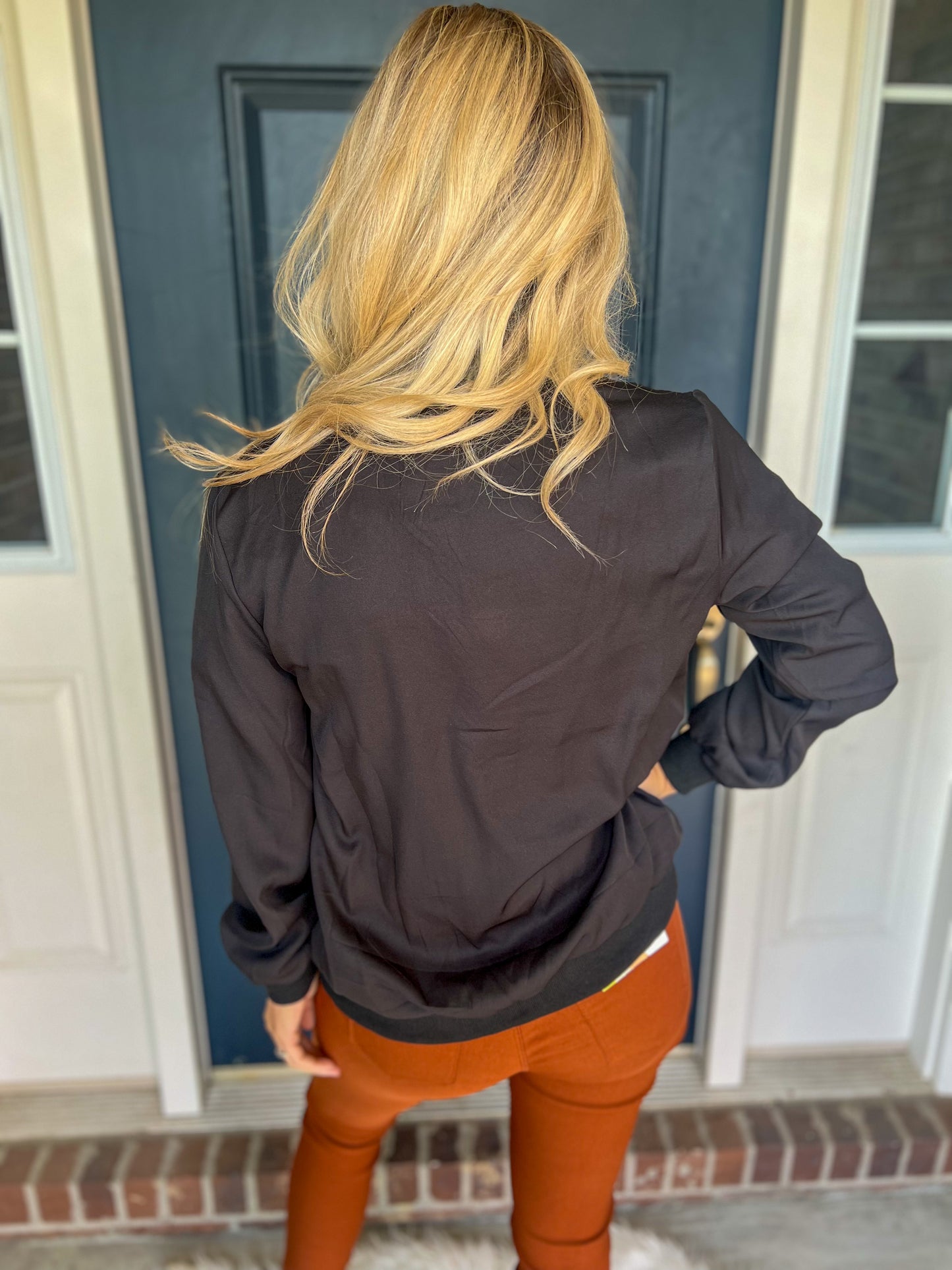 New! Ampersand Ave Bomber Jacket - Midnight