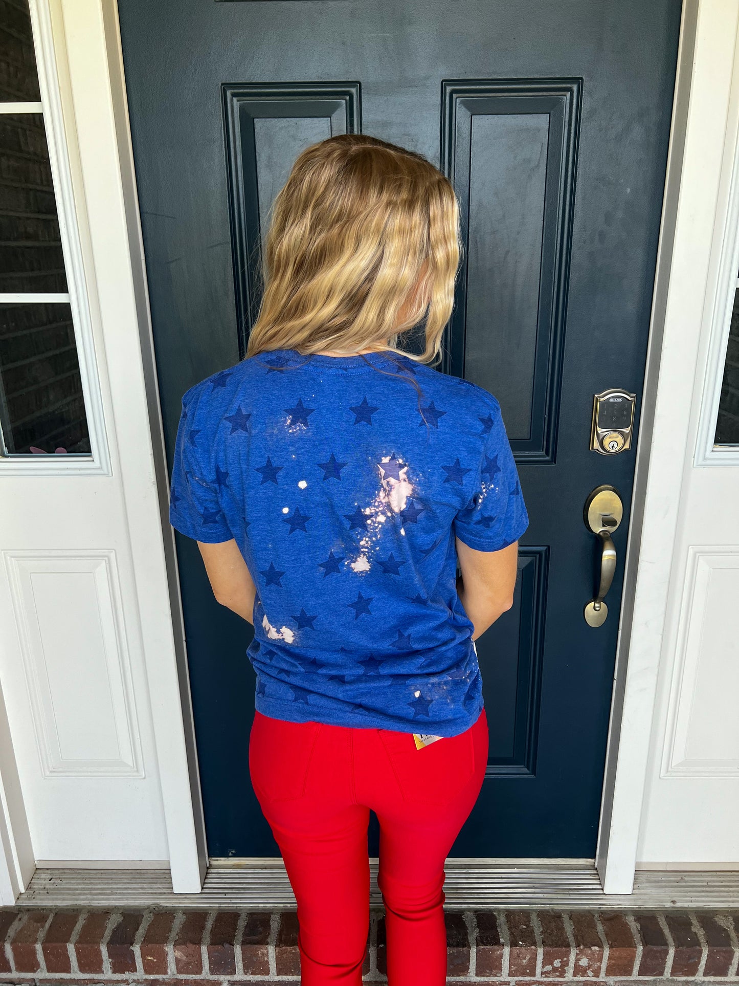 Freedom Bleached Star Tee