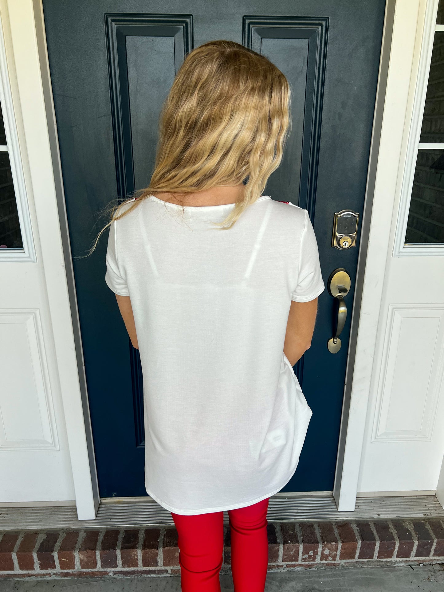 Americana Sequin Accent Top