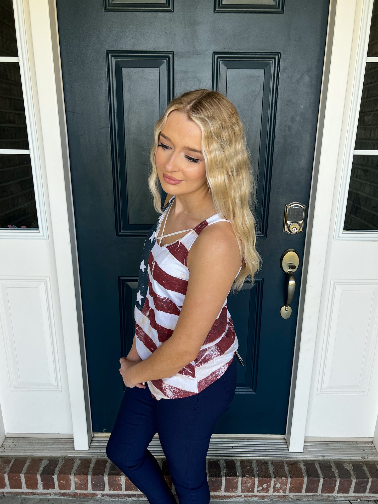 Vintage Stars and Stripes Tank Top