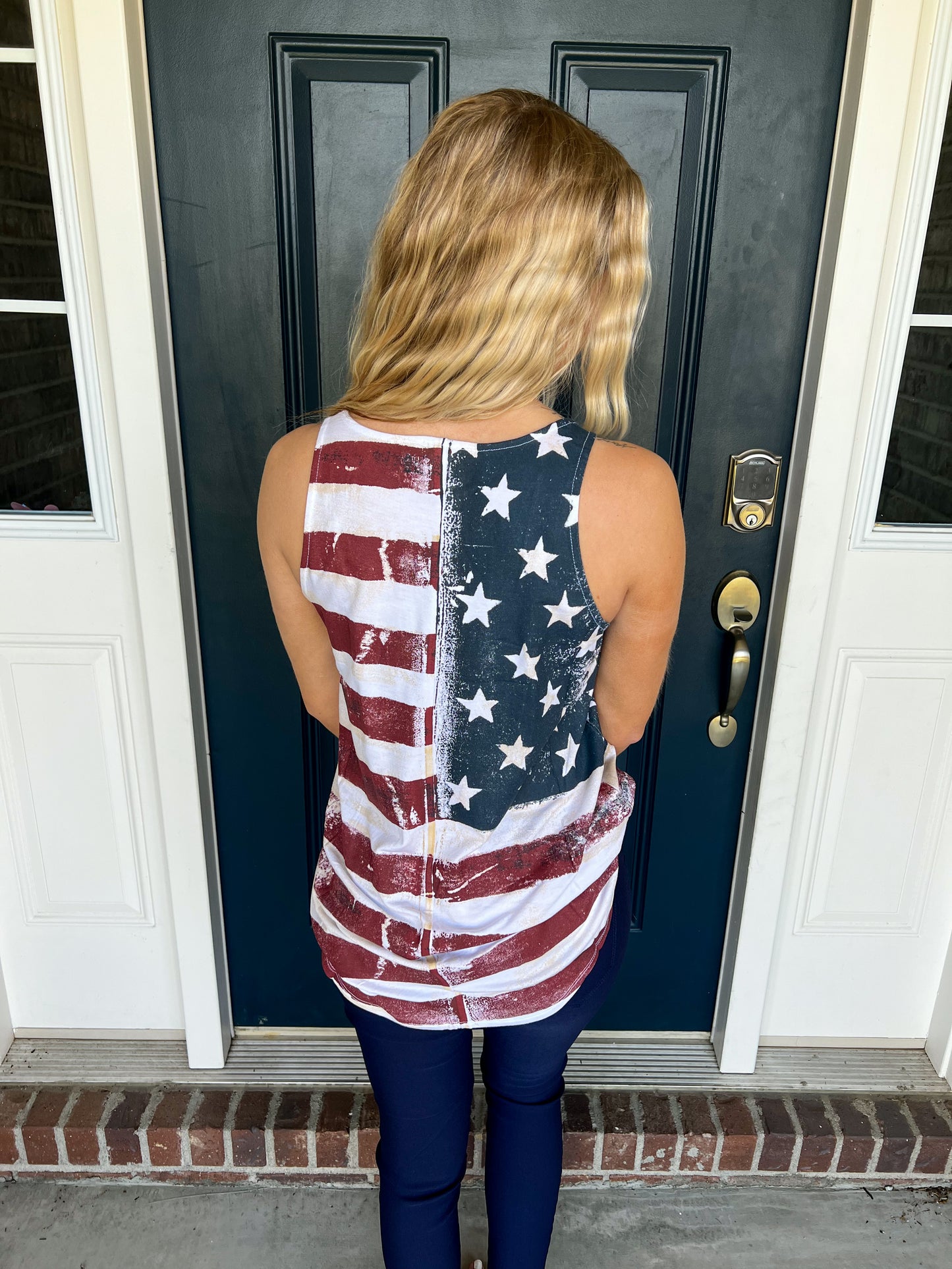 Vintage Stars and Stripes Tank Top