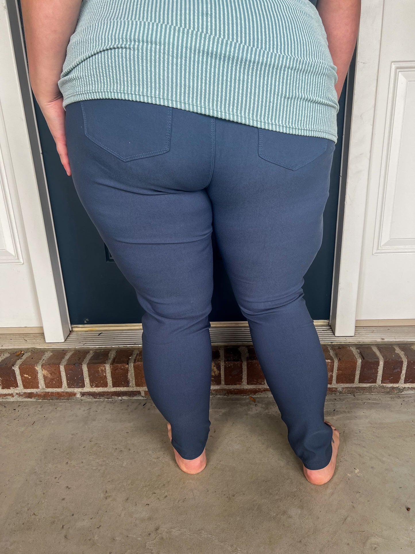 Hyperstretch Skinny Jeans - Cadet Blue