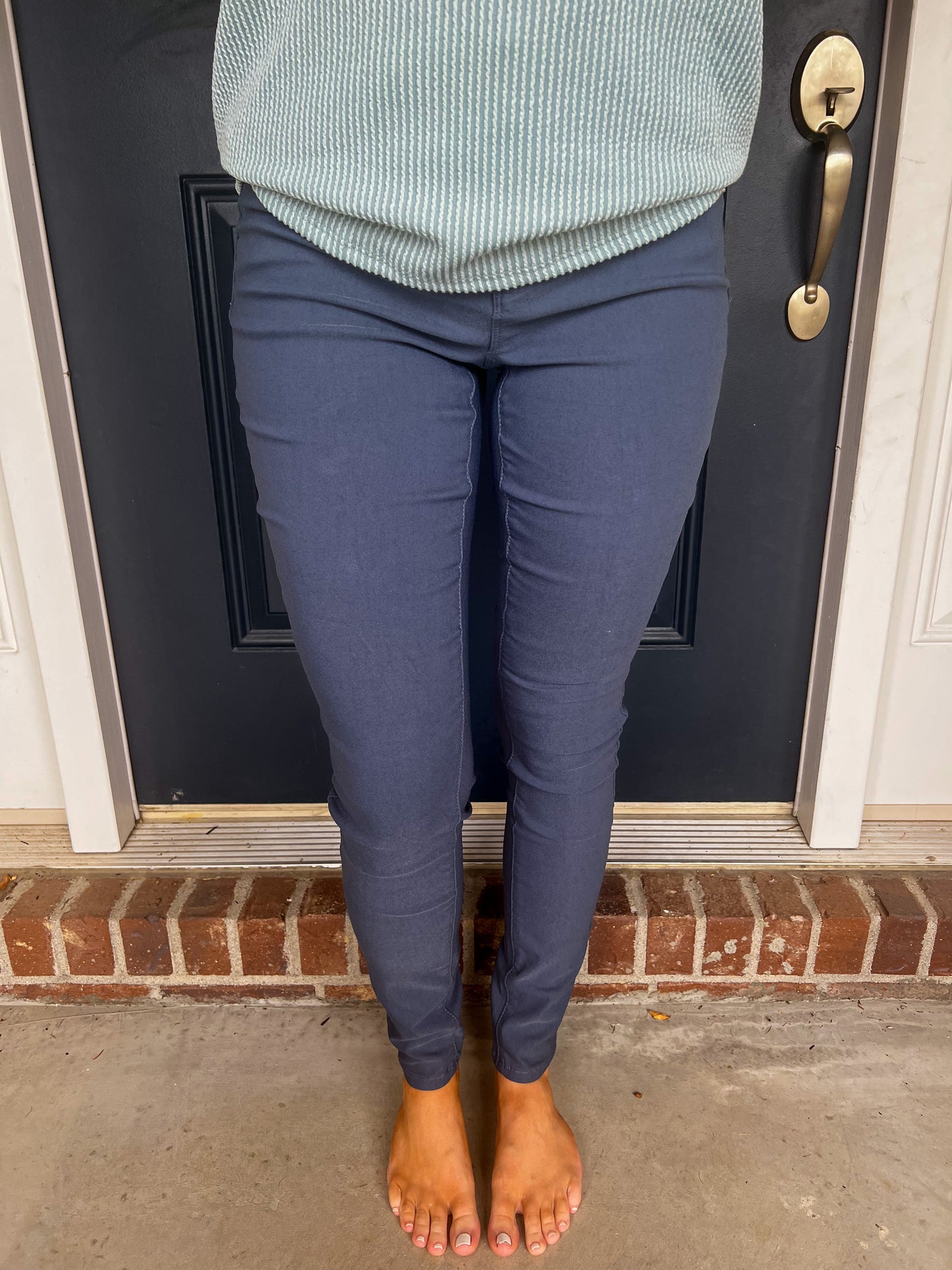 Hyperstretch Skinny Jeans - Cadet Blue