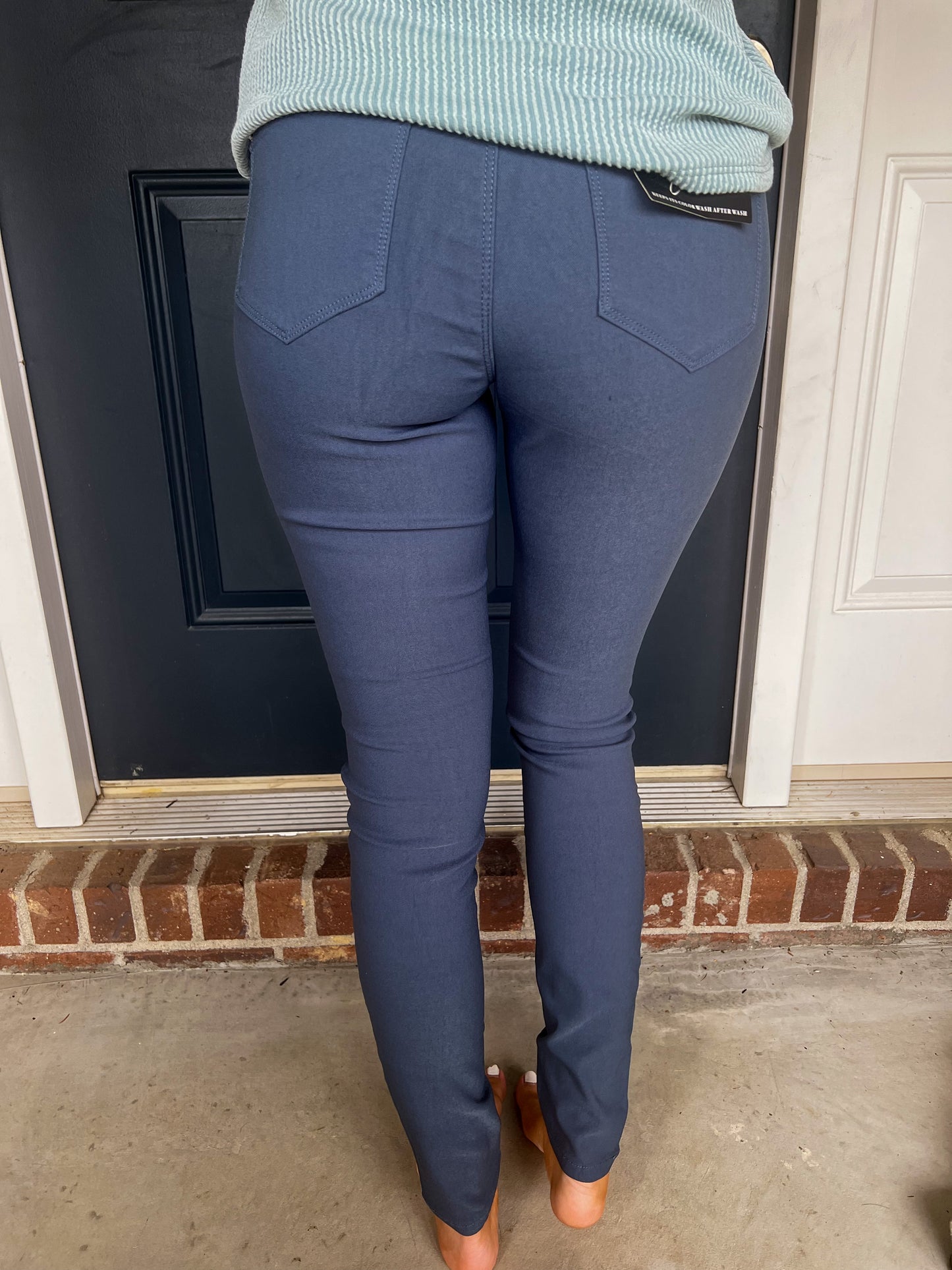 Hyperstretch Skinny Jeans - Cadet Blue