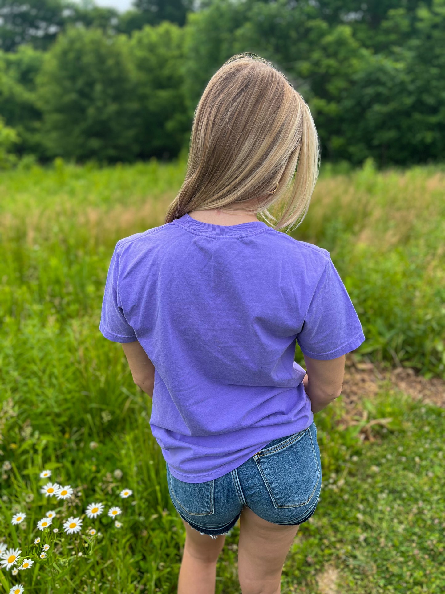 Violet Mama Floral Tee