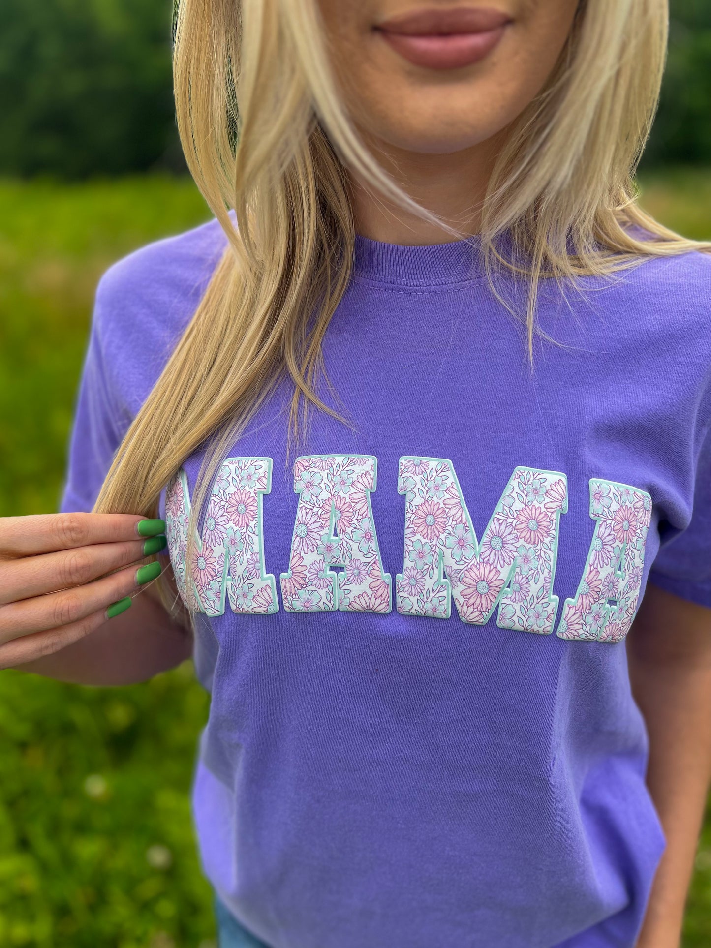 Violet Mama Floral Tee