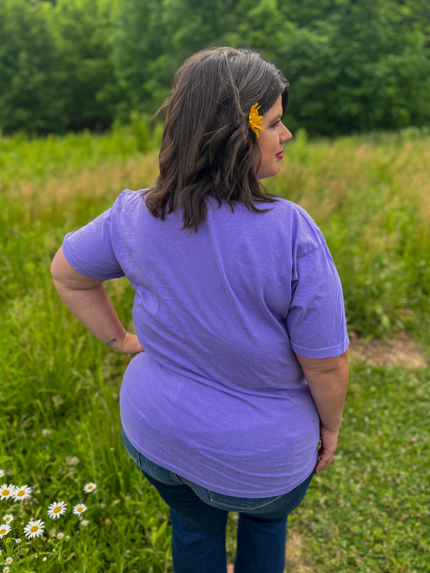 Violet Mama Floral Tee