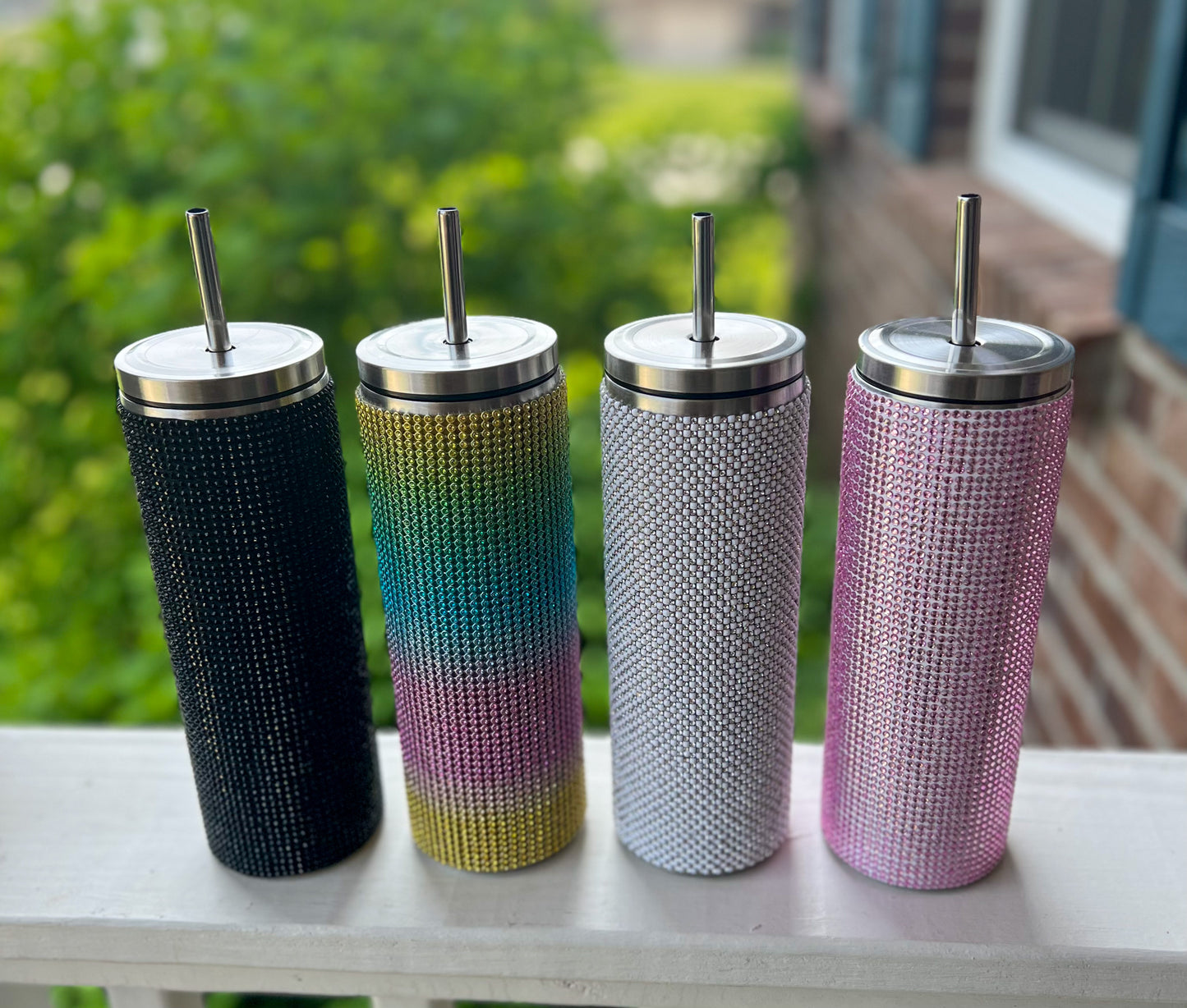 Rhinestone Bling Tumblers - 4 Colors!