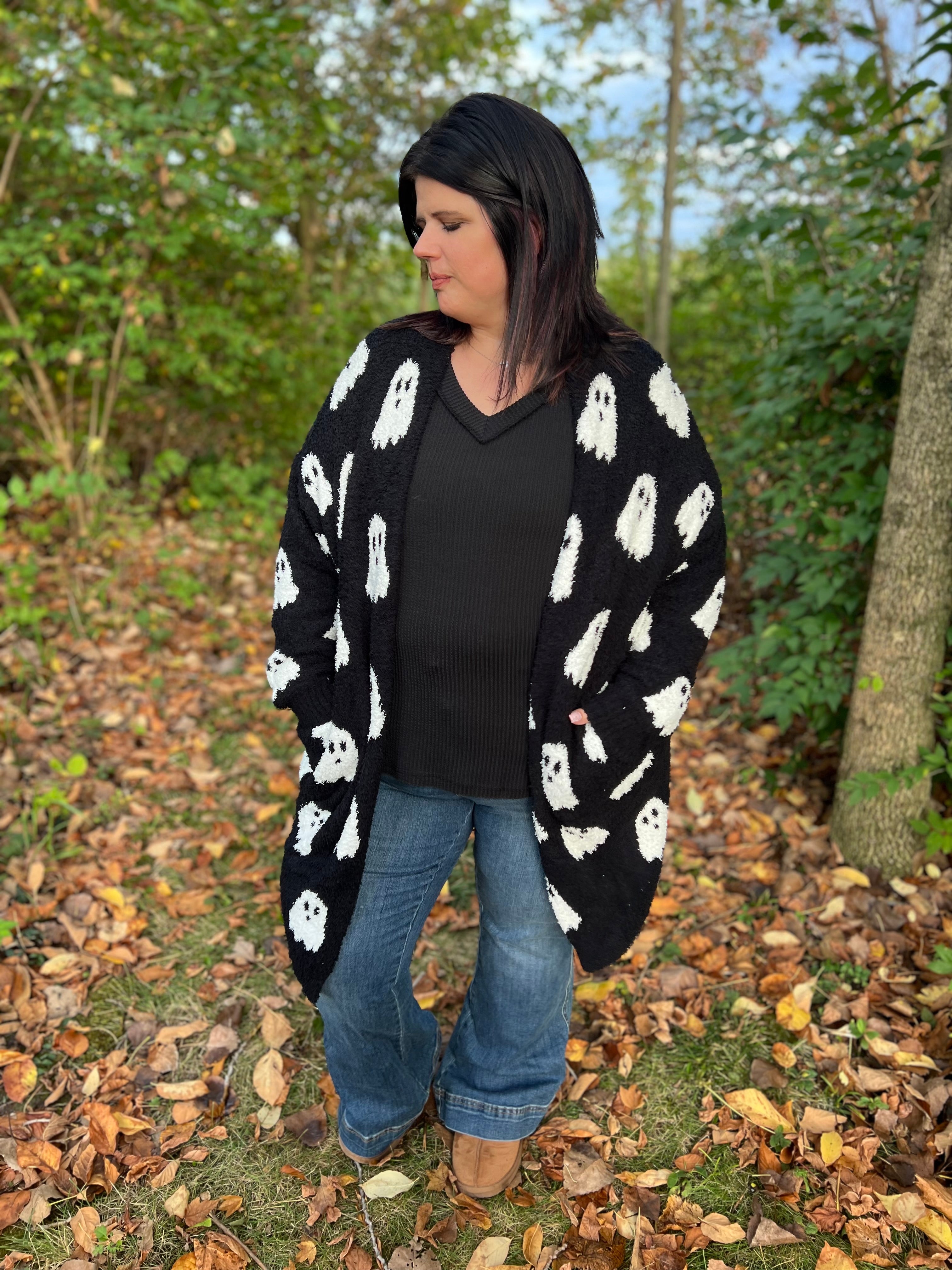 Ghost Reversible Cloud Cardigan